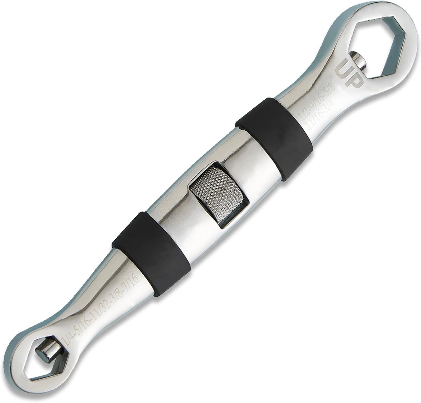 EDC Pocket Wrench Universal Multi Tool 23 Size 7 to 19mm 1 4 to 3 4 Inch Adjusta