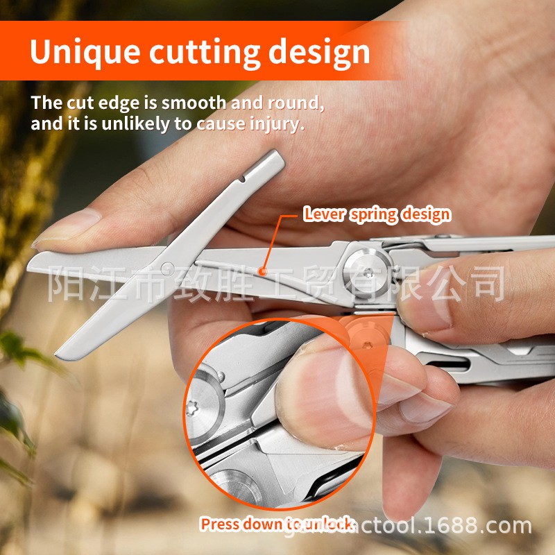 Folding Multi-tool Pliers, Portable Outdoor Tool for Camping Hiking Field Repair