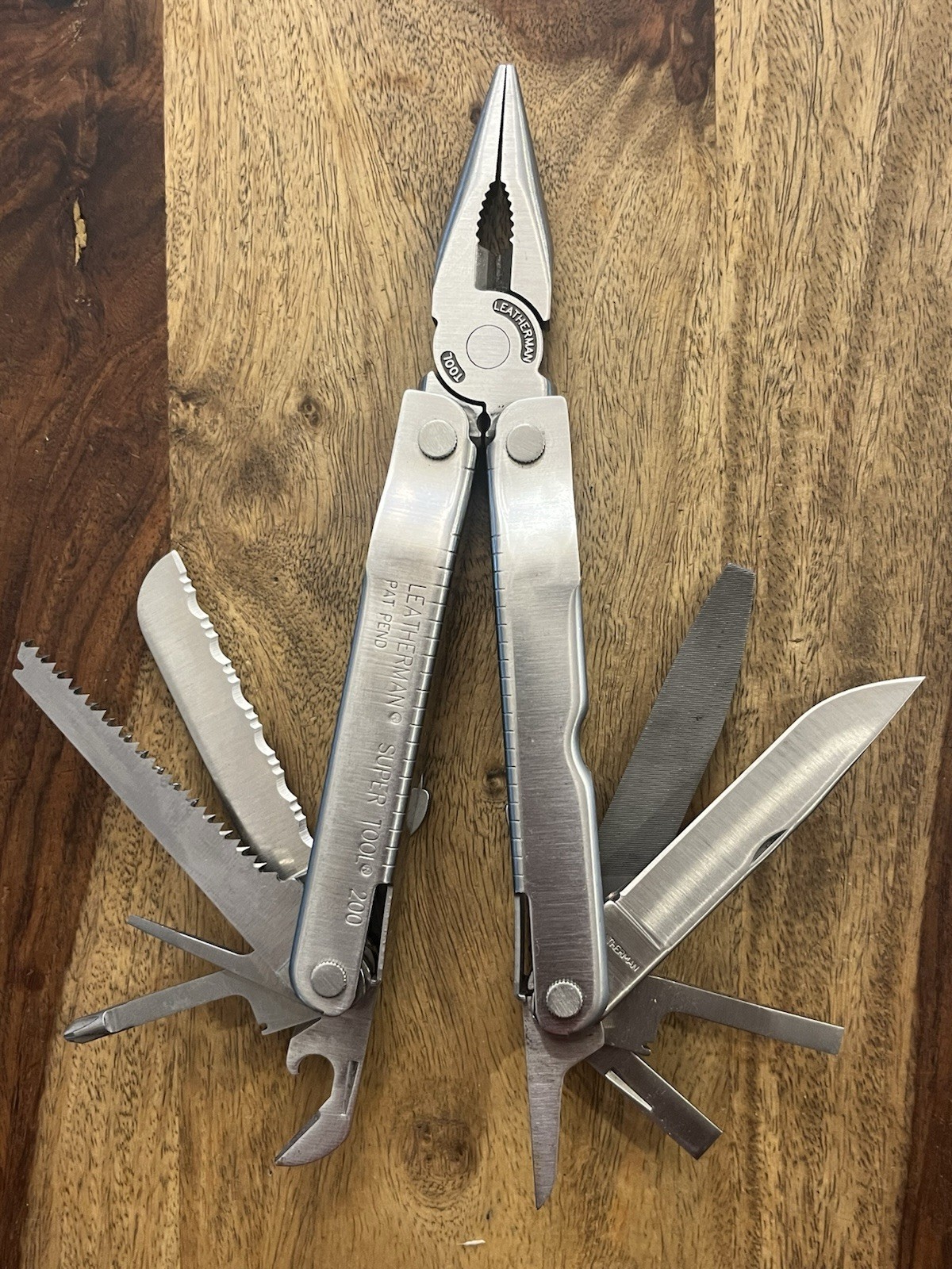 Retired 2005 Leatherman Super Tool 200 Multitool SUPER NICE!!! w/New Sheath