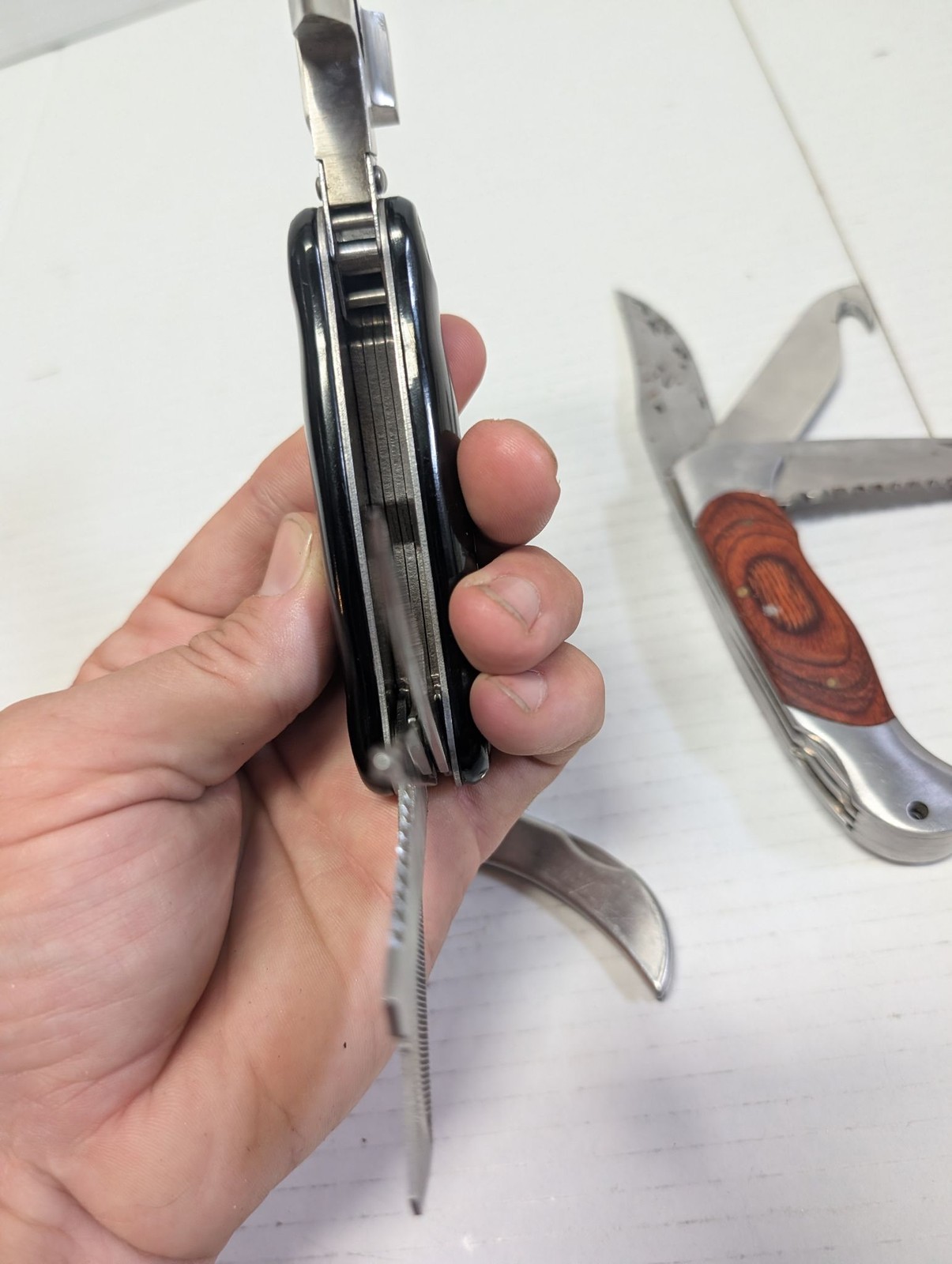 Stanley Multi Tool Hatchet Multitool & Winchester Folding Knife Set Pocket Knive
