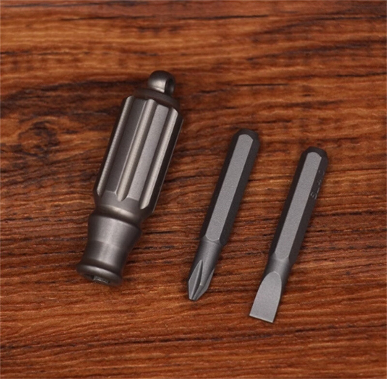 Mini Titanium EDC S2 Steel Screwdriver Portable Outdoor Pocket Multi Tools