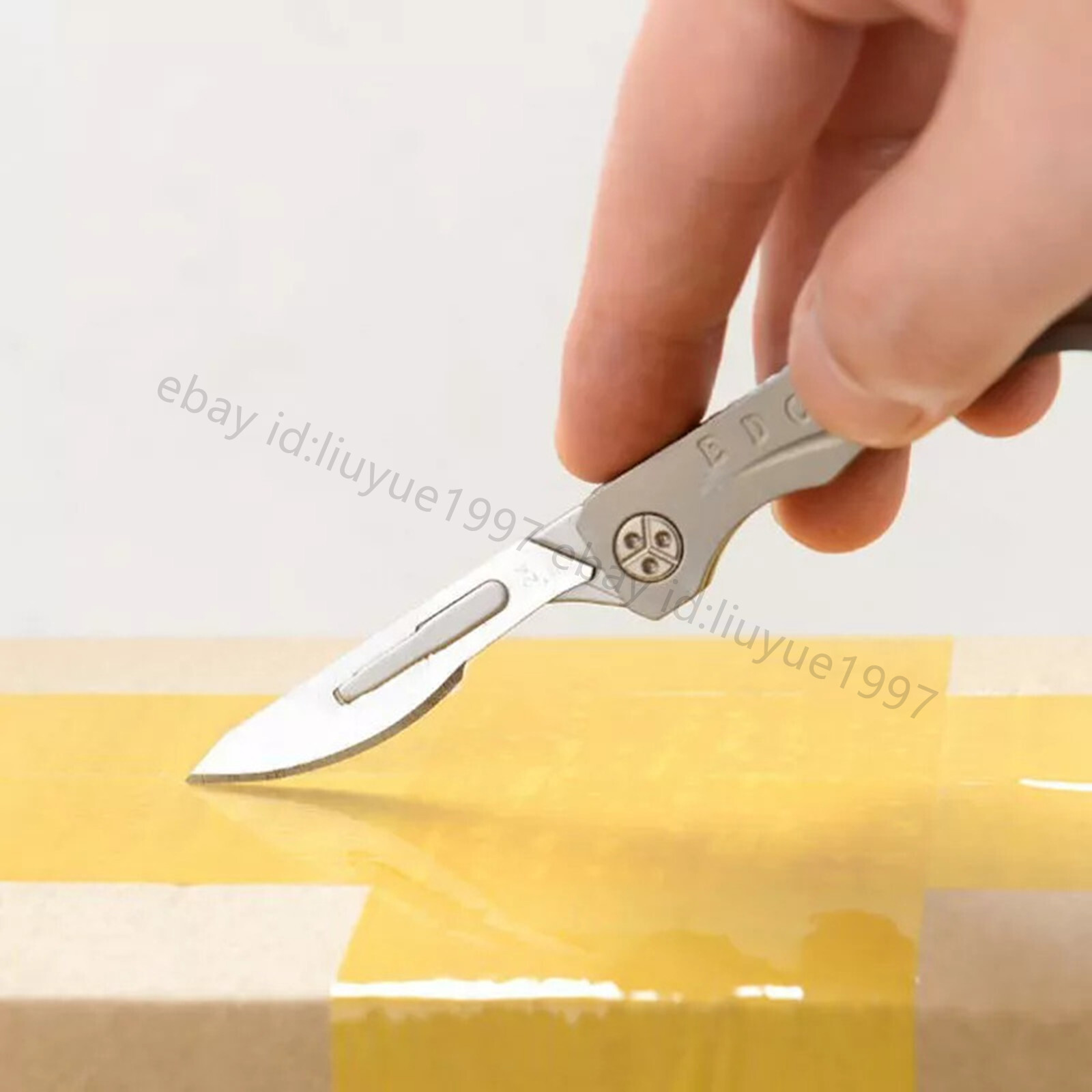 Titanium Scalpel Blade Folding Utility Knife Pocket Outdoor Camping EDC Tool