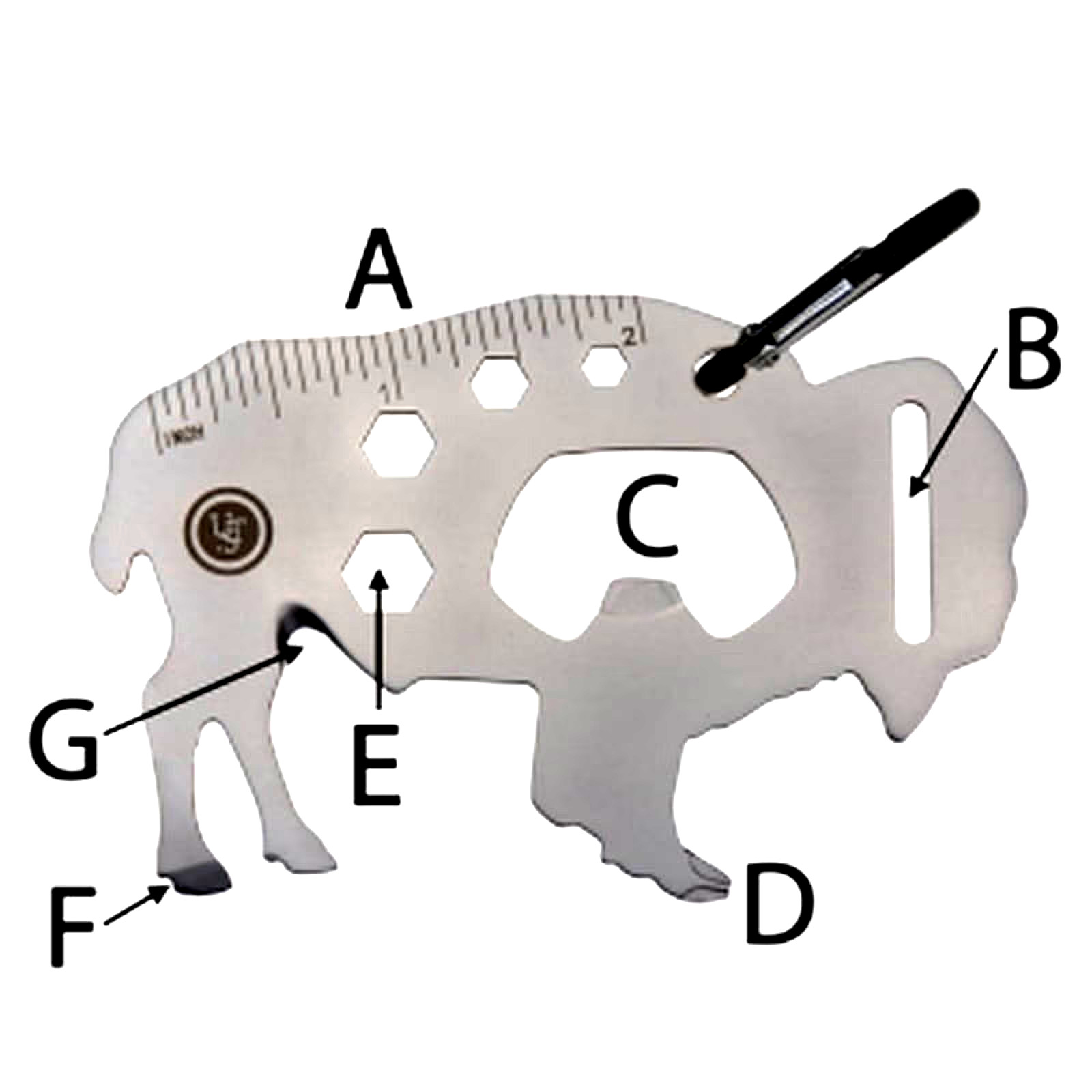 UST BUFFALO tool along Multi tool camp emergency prepare gear equipment disaster