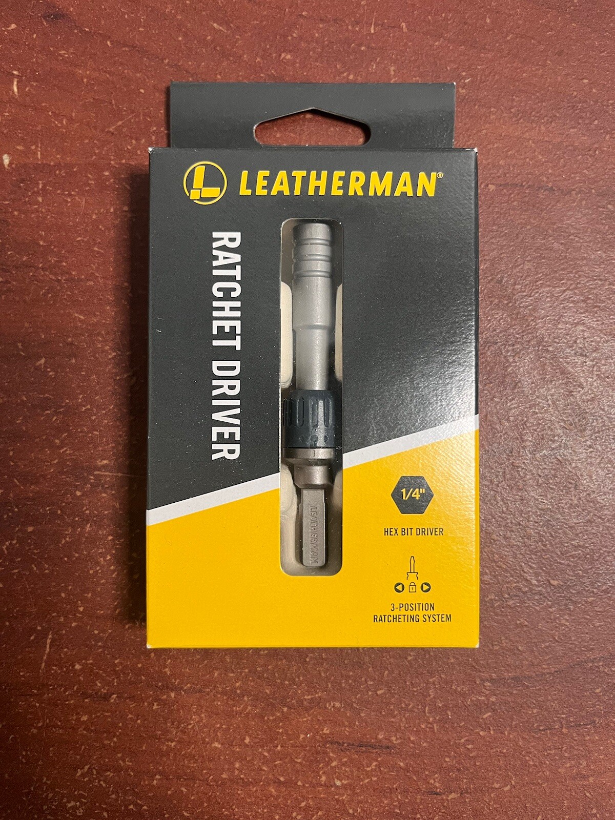 BRAND NEW Leatherman Ratchet Driver 1/4 Hex Bit Model 931032 New Model