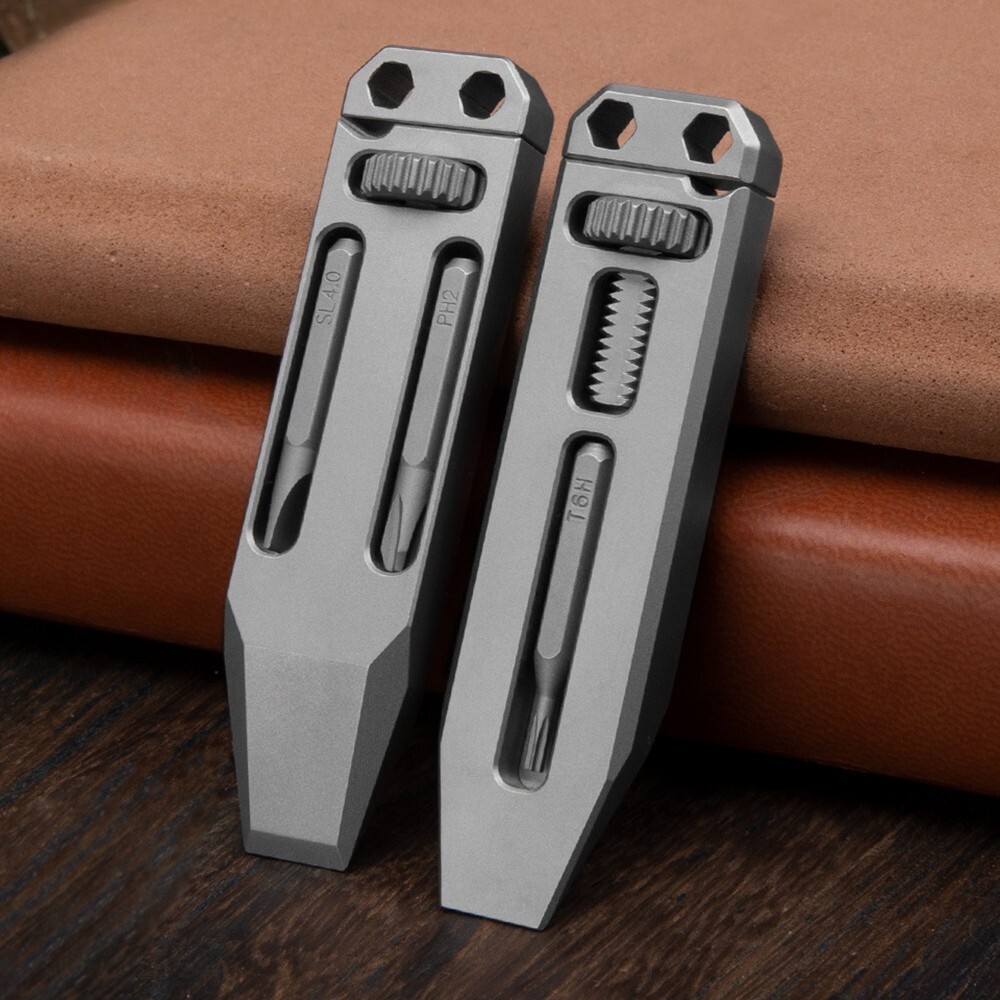 EDC Titanium Alloy Multifunctional Screwdriver Camping Portable tool Equipment
