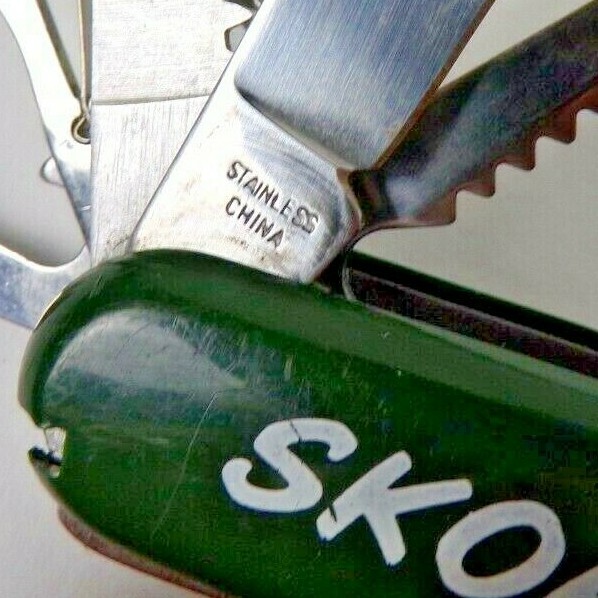 Skoal Multi Tool Collectible Promotional Swiss Army Utility Pocket Knife 13 Tool