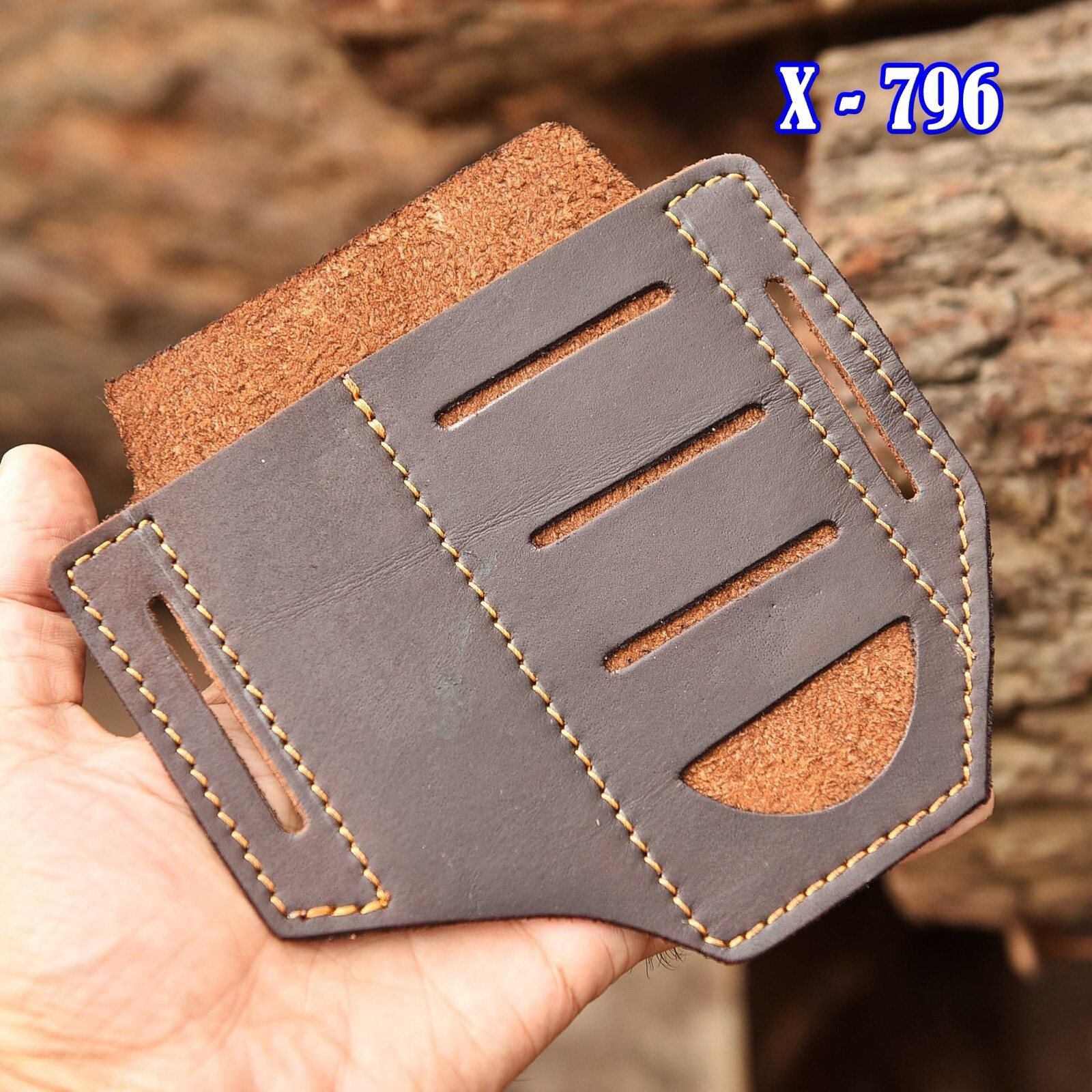 Custom Belt Organizer Multitool Leather Sheath LeatherMan Knife Flashlight Torch