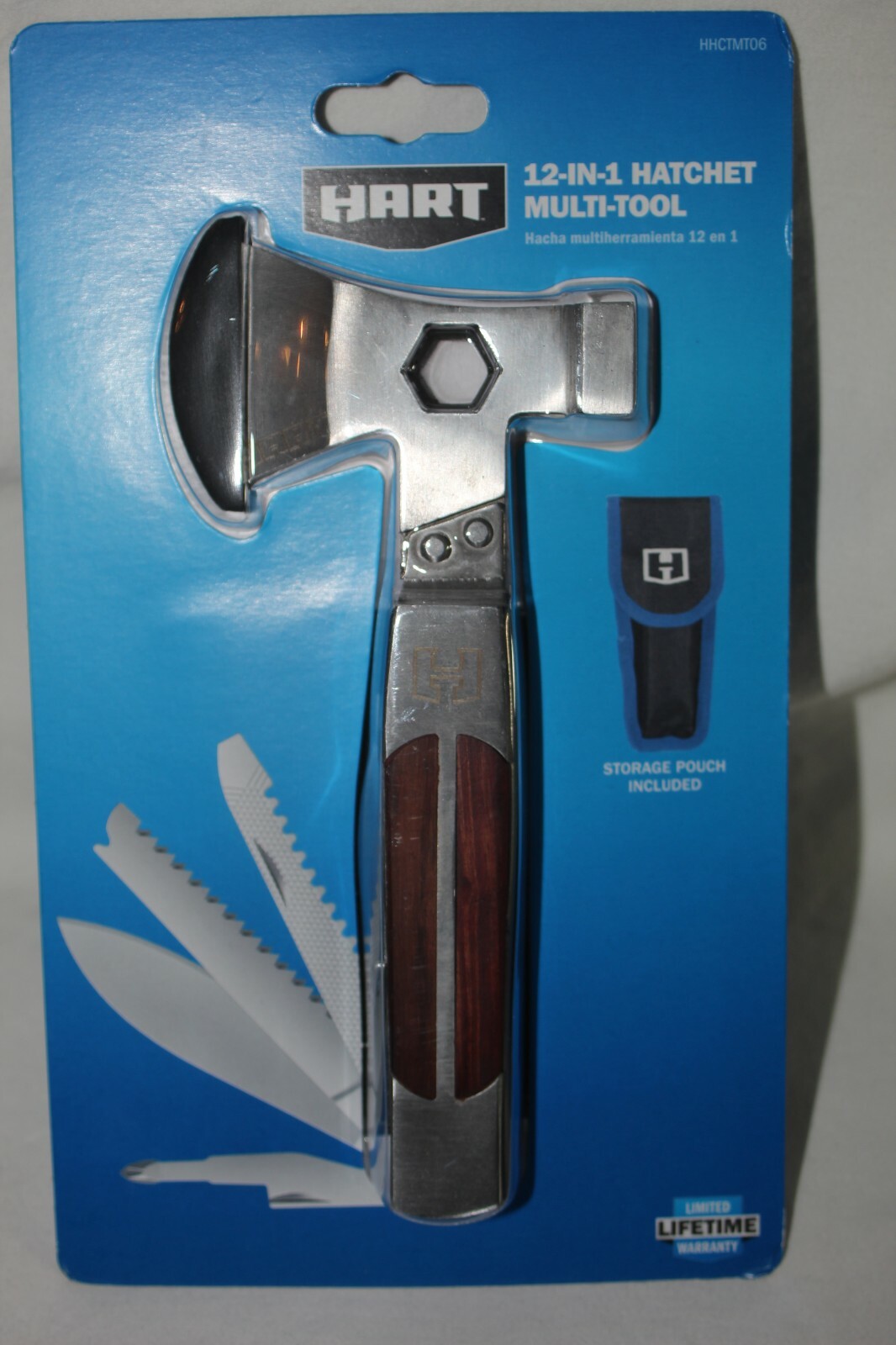 Hart 12-in-1 Hatchet Multi-Tool with Storage Pouch HHCTMT06