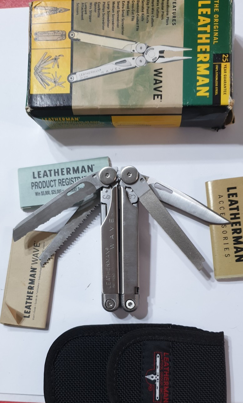 🔥🔥 Leatherman Original Wave OG New Retired Very Rare Box Collectable Pat Pend