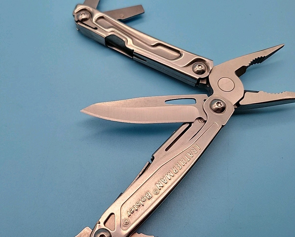 Leatherman Bolster Multi-Tool – Pliers, Knife, File, Screwdrivers, Bottle Opener