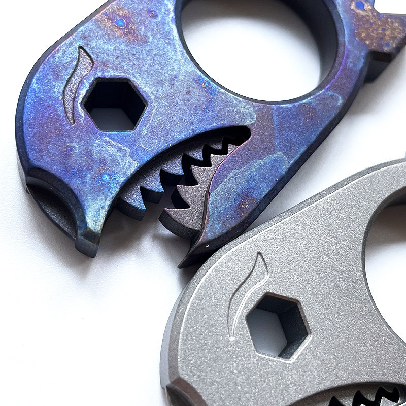 Titanium alloy Shark – Zirconium EDC multi-purpose tool Window breaker pry bar