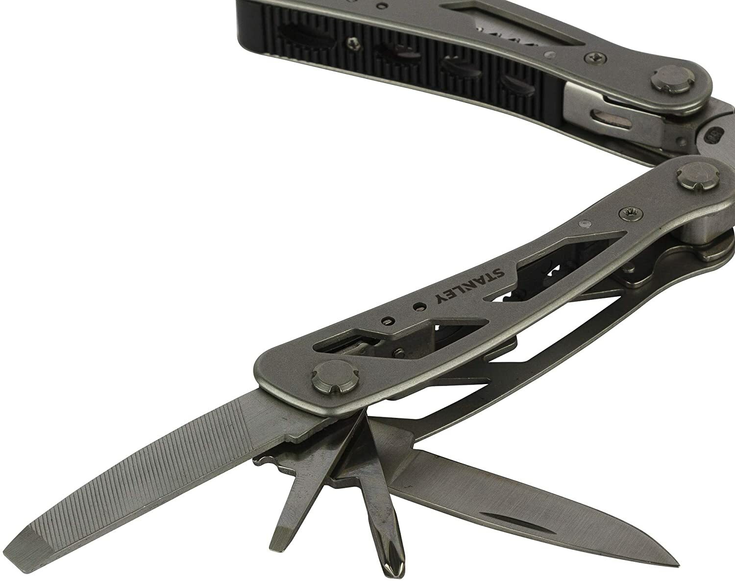 【NEW】STANLEY 12-IN-1 STAINLESS STEEL MULTITOOL WITH BLACK POUCH (84-519)