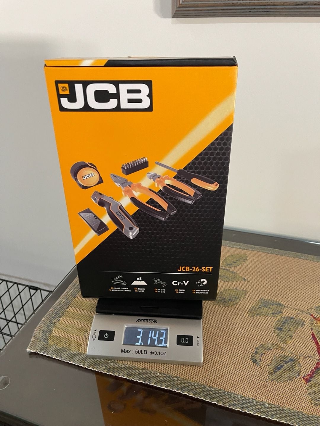 JCB 26-Piece Multi-Purpose Tool Set with Carrying Case