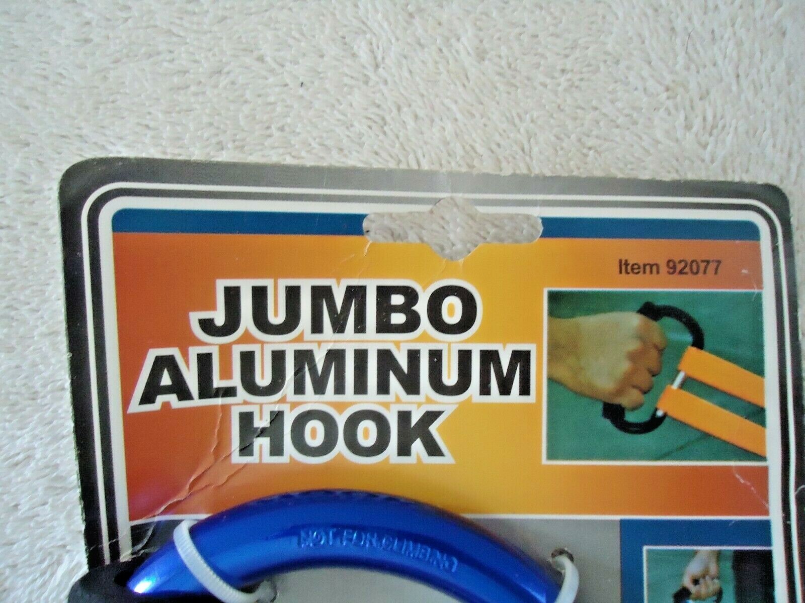 ” NOC ” Heavy Duty Anodized Aluminum Jumbo Multi Use Hook ” GREAT MULTI USE ITEM