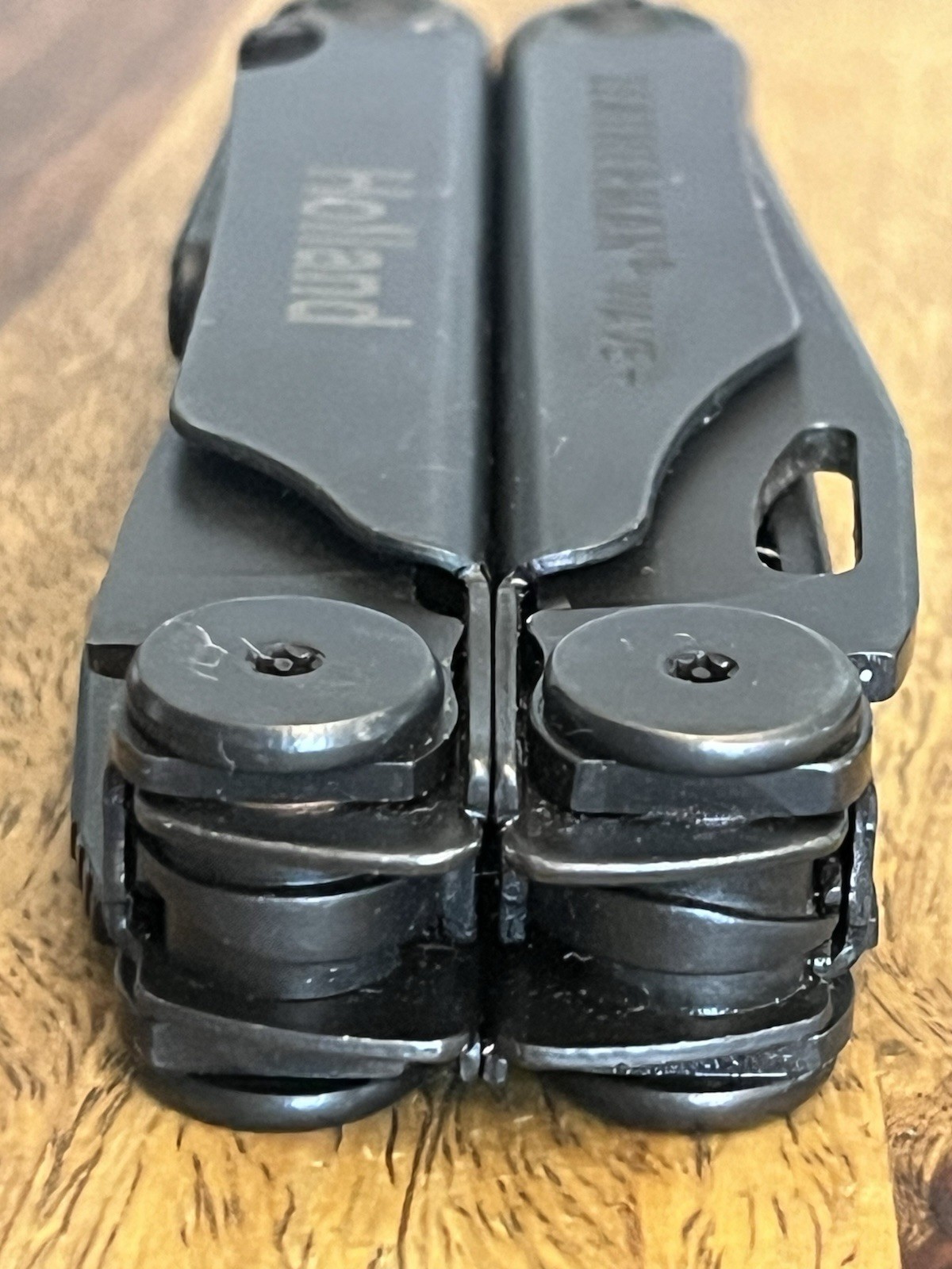 2025 Leatherman Wave Plus Black Oxide Multi-Tool EXCELLENT!!! w/Beautiful Sheath