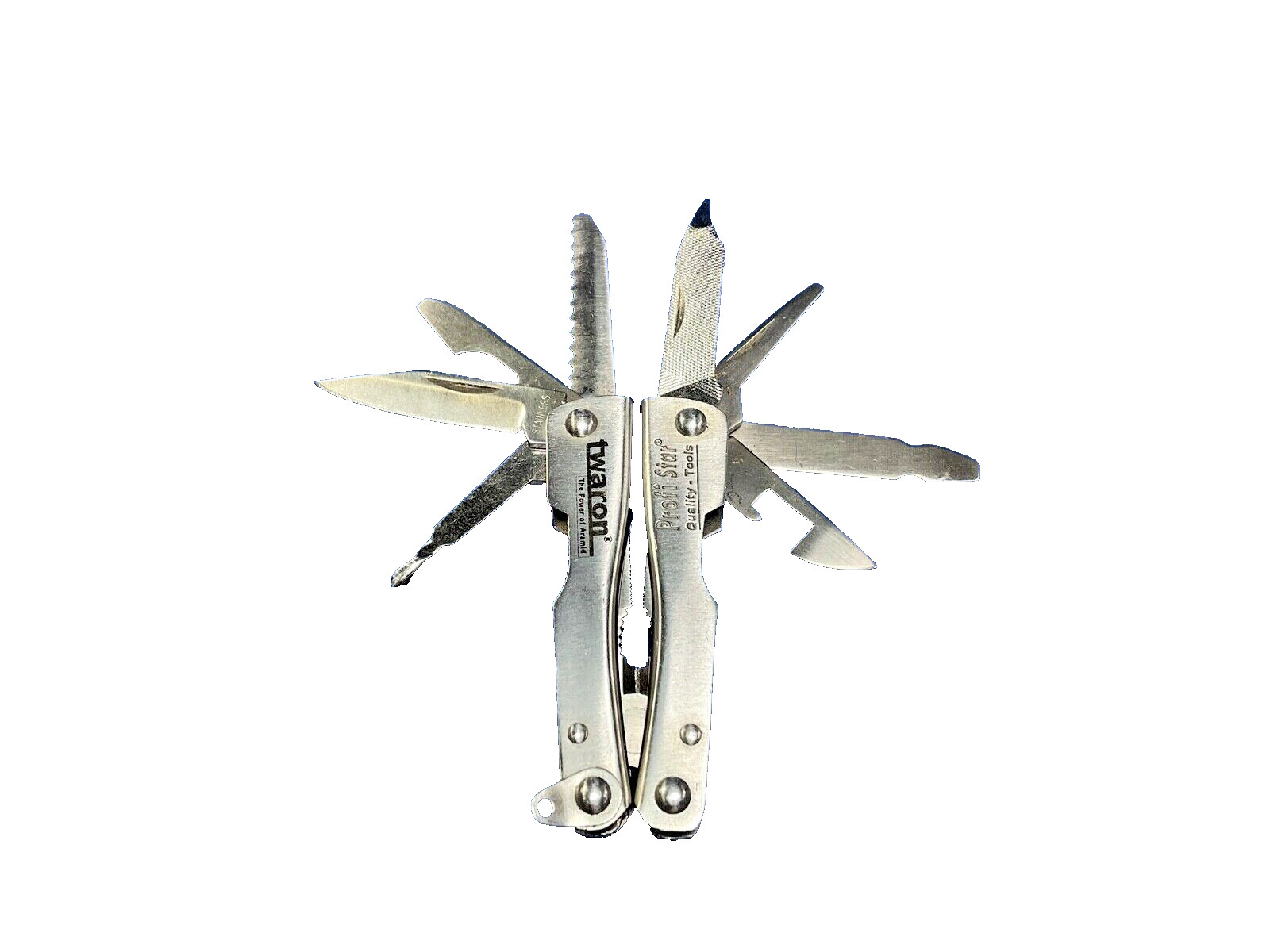 Twaron Profi-Star, 8-Multi-Tool w/ Pliers, Screwdrivers, Openers, Etc