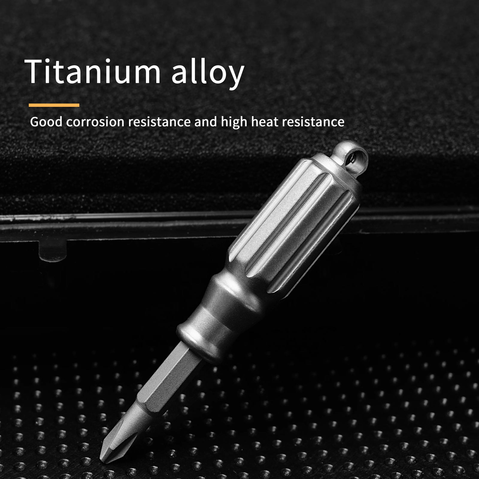 Edc Mini Titanium S2 Steel Screwdriver Portable Keychain Outdoor Pocket Tool
