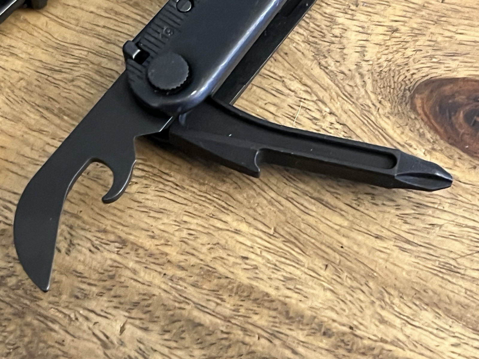 LEATHERMAN REBAR 17 Tool Multitool Black Oxide SUPER NICE!!! w/New Nylon Sheath