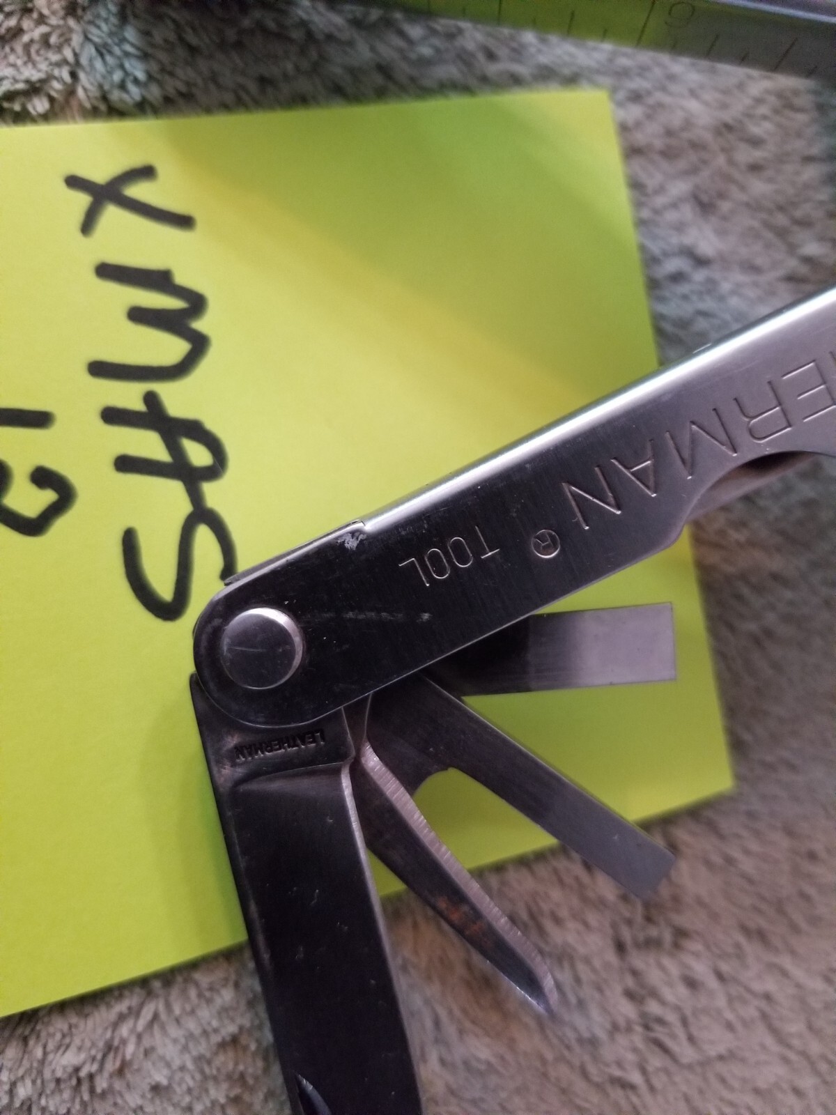 1 RARE LEATHERMAN ORIGINAL PST Multi Tool Knife BIG LETTERS Lot XMAS 12