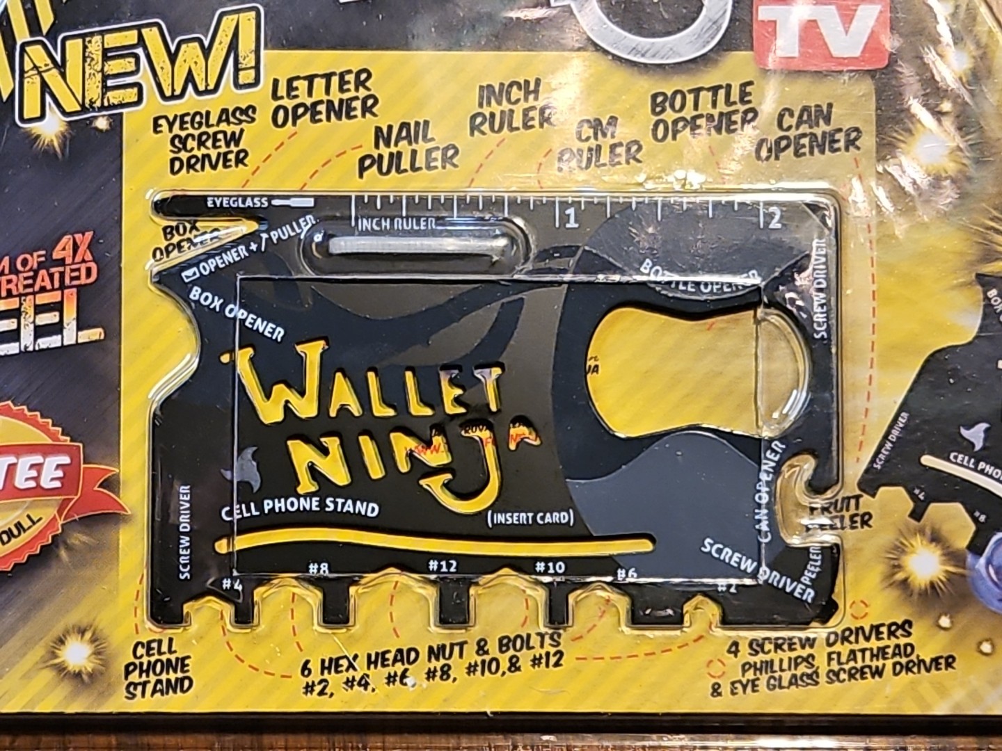 18-in-1 Wallet Ninja Multi-Tool Card Pocket Size NEW Free Shipping