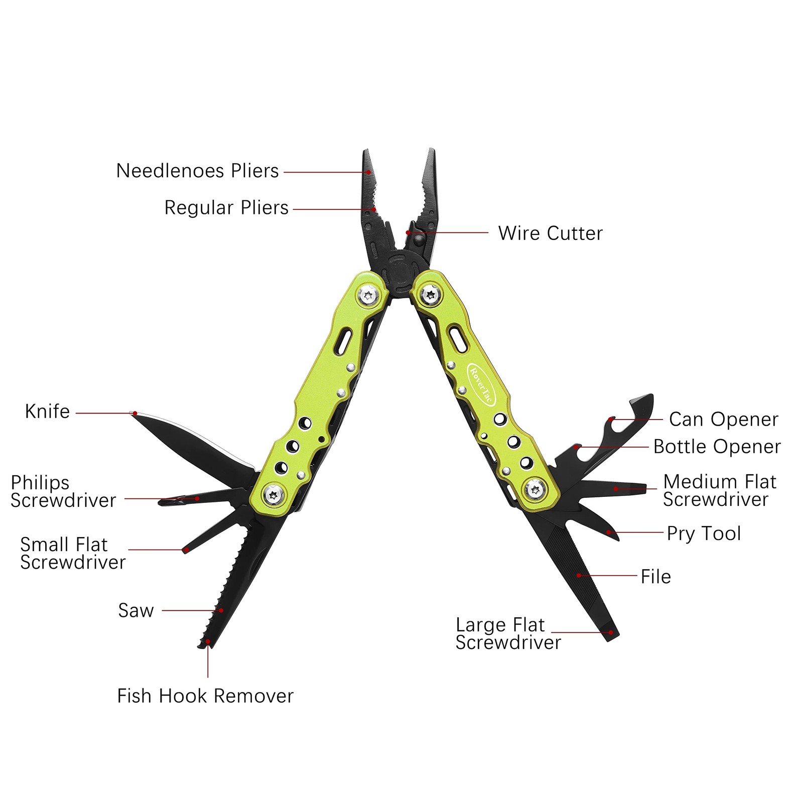 Multitool Tool Survival Pliers Multifunction Knife Perfect Camping Accessories…