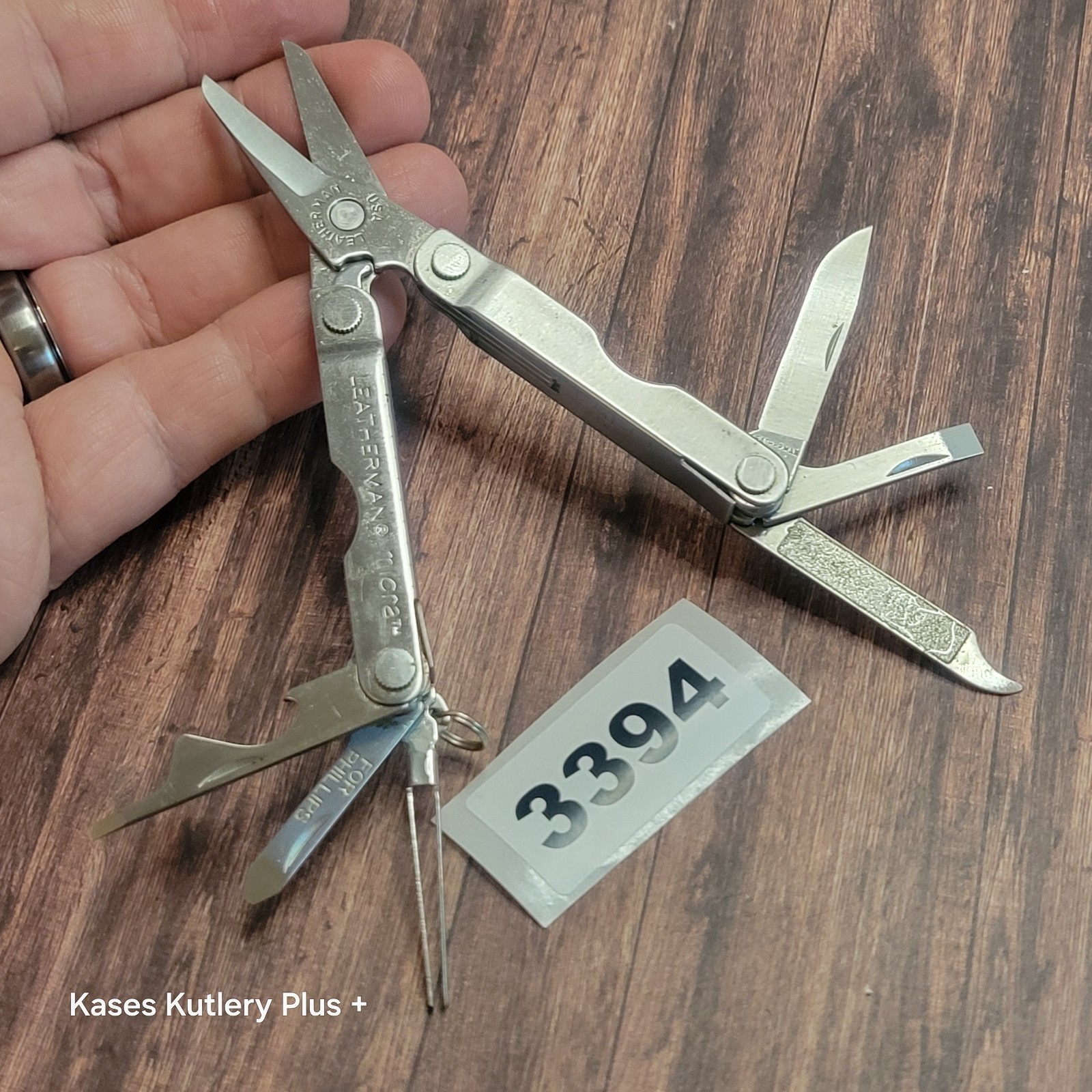 Leatherman Micra Compact Folding Multi Tool Scissors Knife Tweezers Screwdriver