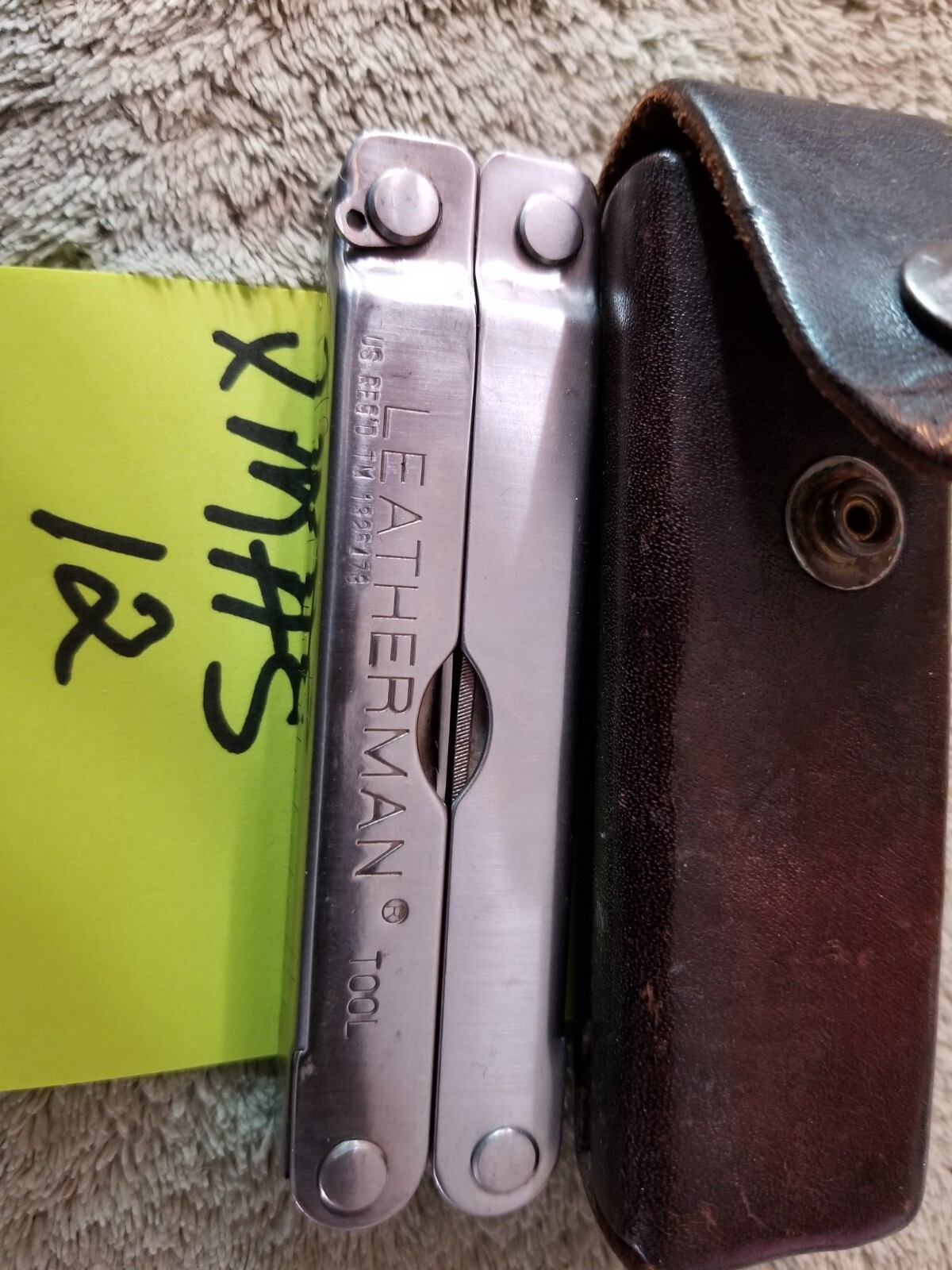 1 RARE LEATHERMAN ORIGINAL PST Multi Tool Knife BIG LETTERS Lot XMAS 12