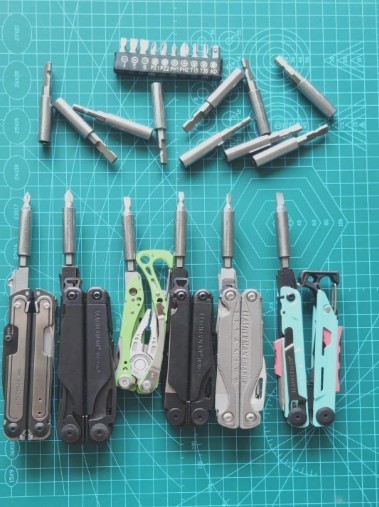Bit Extension Kit compatible with Leatherman, Magnetic Cr-V Steel Bit Extender R