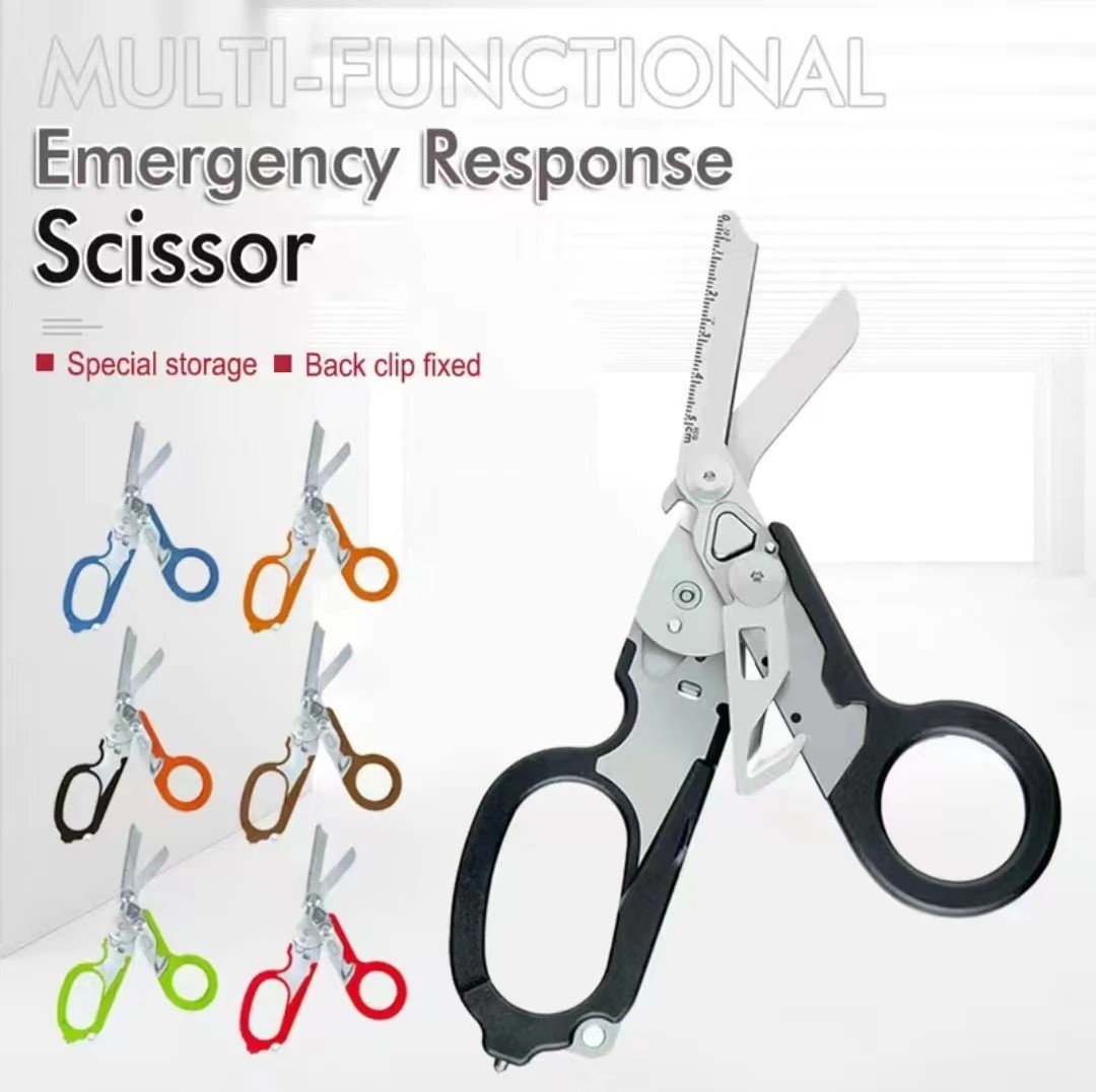 Multifunction Portable Emergency Shears Tactical Folding Raptors Portable Scisso