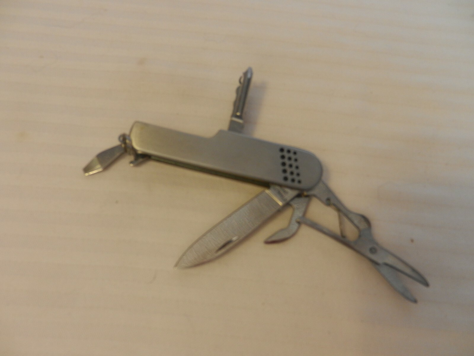 Silver Order of The Moose International Pocket Tool For Keychain, 7 Tools