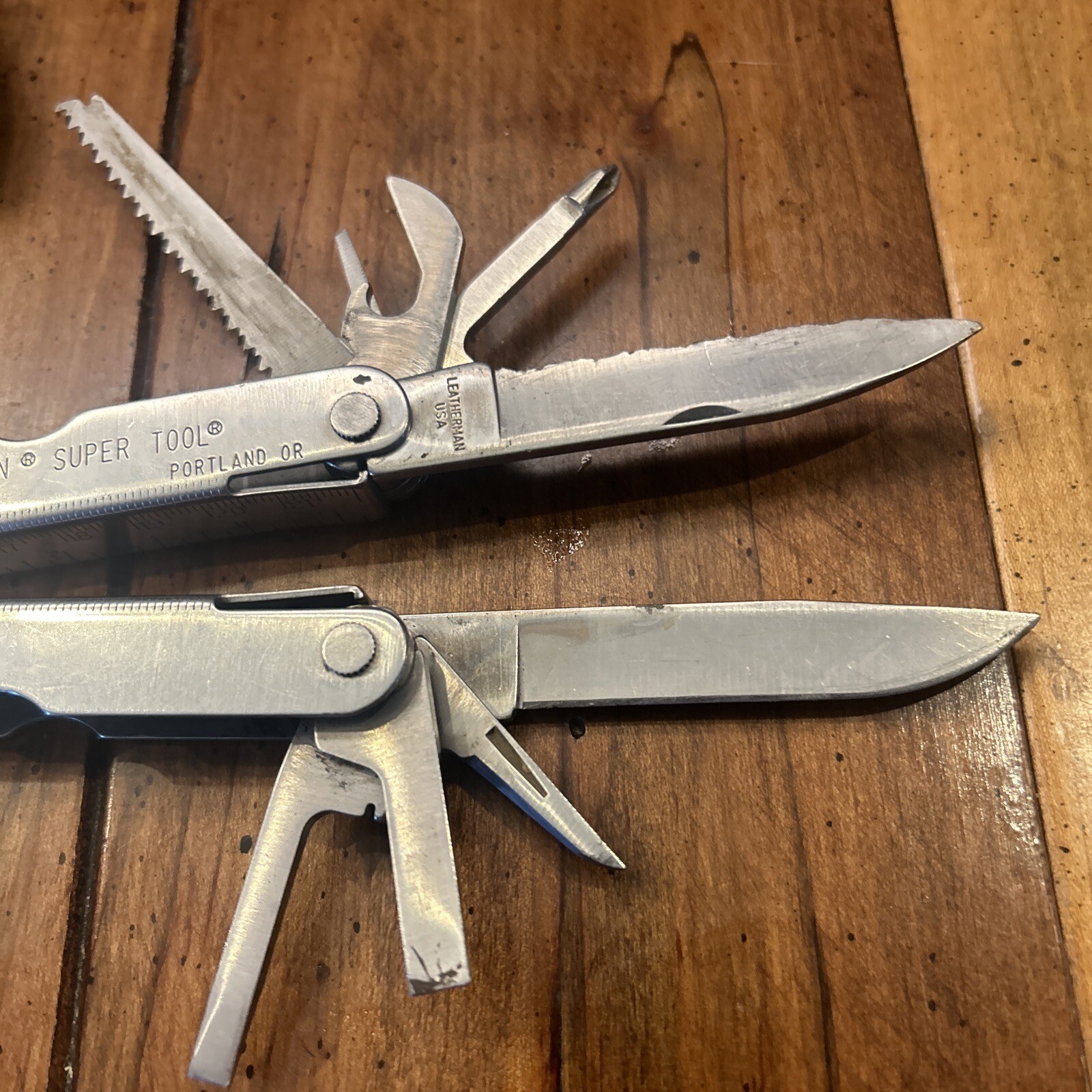 Original USA Leatherman Supertool with Sheath. Portland OR Free Shipping
