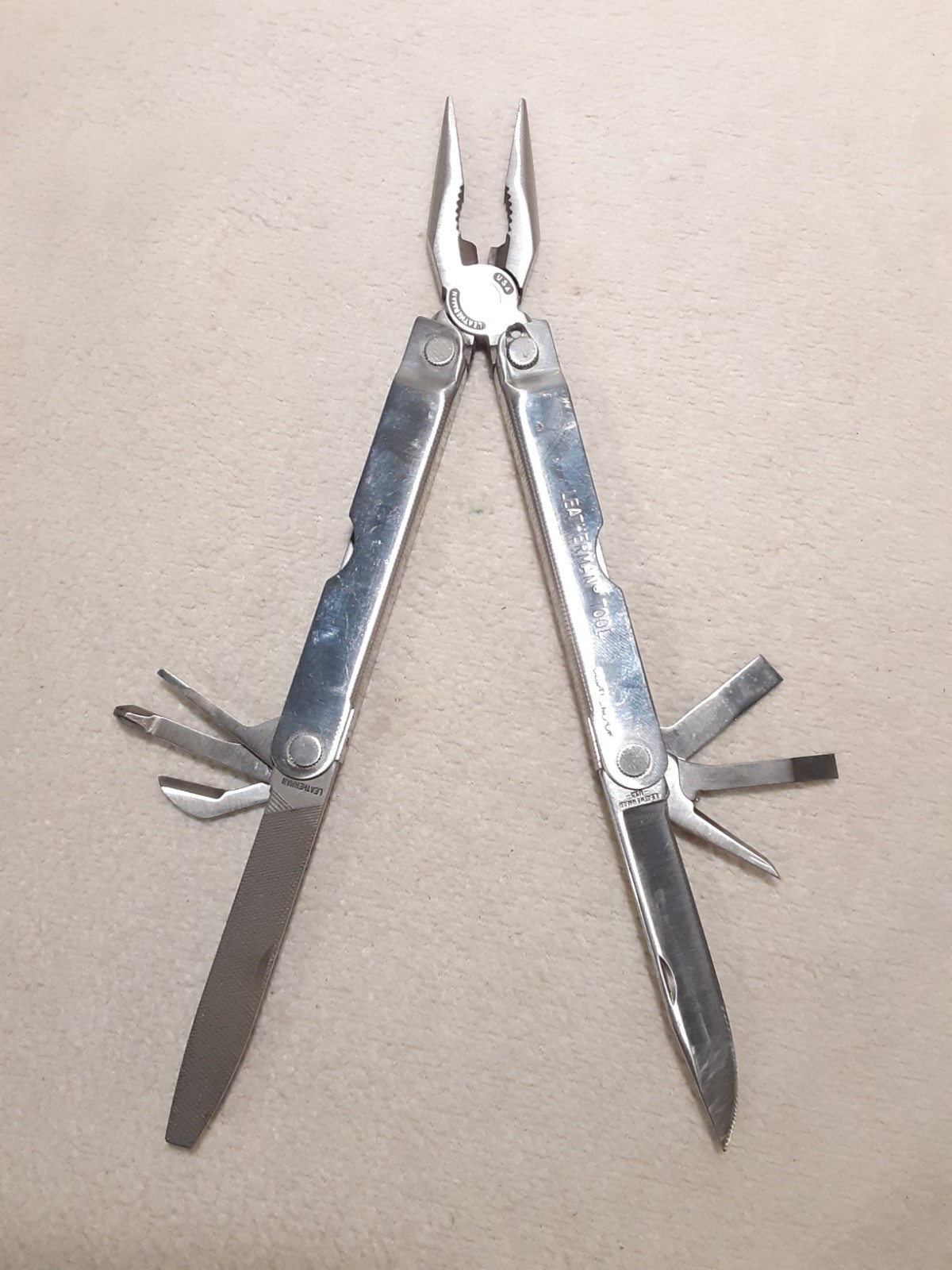 Leatherman Multi Tool Leather Sheath Date 01/00 NATIONAL CAPITOL SKEET TRAP CLUB