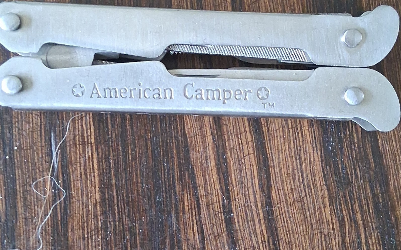 American Camper Stainless Steel 10-in-1 Multi-Tool Pliers Knife Saw File Silver