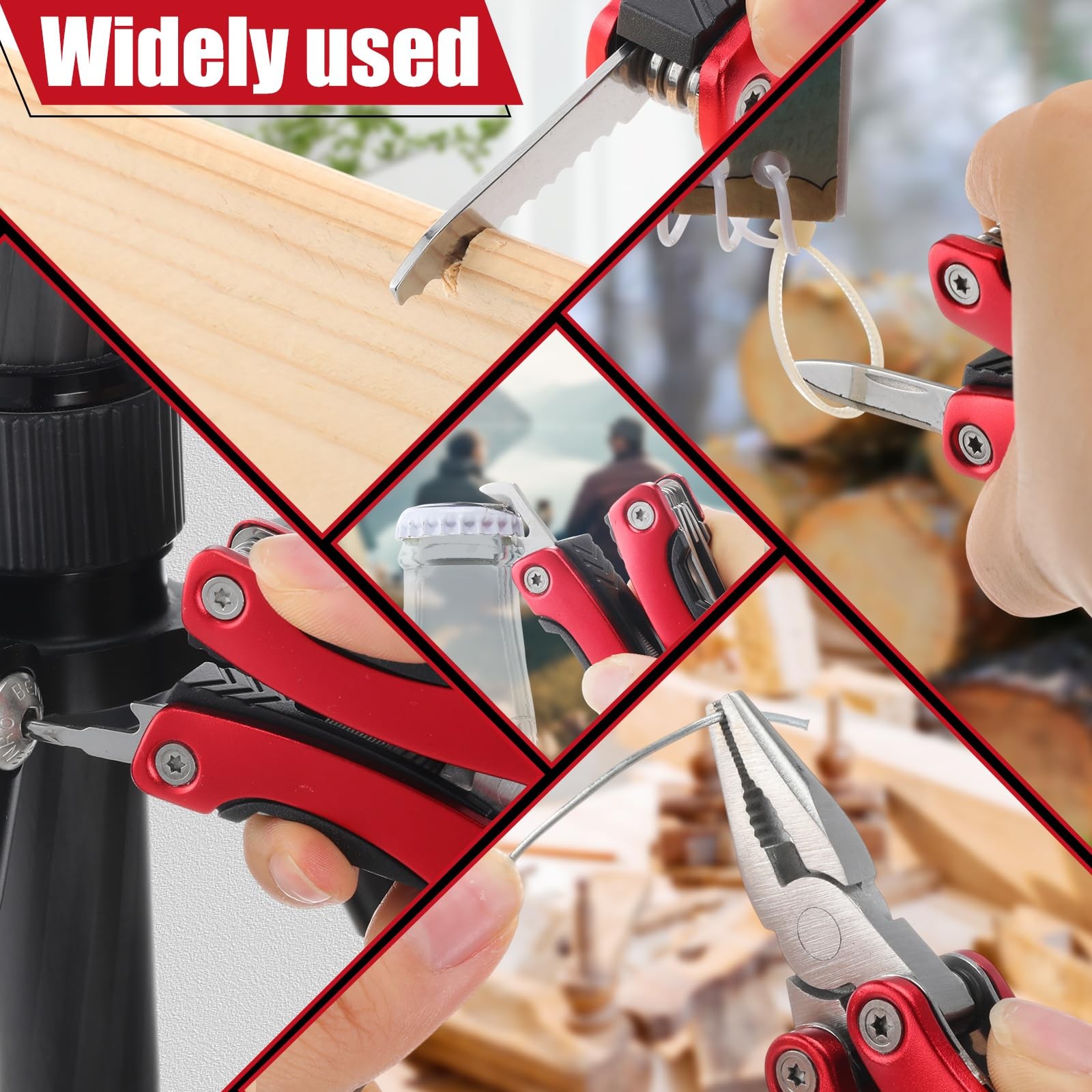 Mini Multitool Gift Stainless Steel Multitool Pliers 6 in 1 Multi Tool Pen Ch…