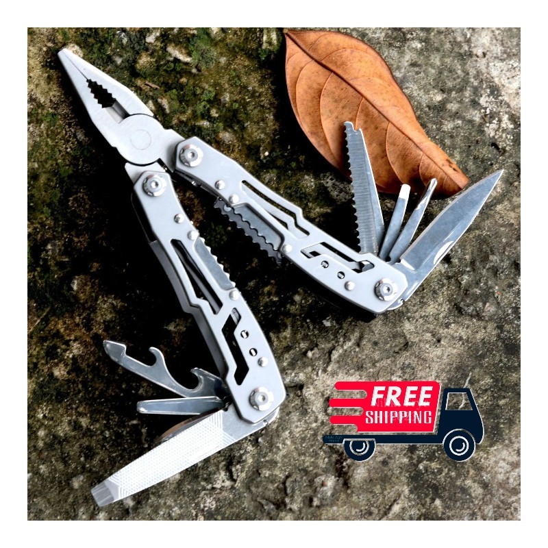 14-in-1 MINI Multitool Pliers Rugged & Practical Portable Pocket Camping Tools