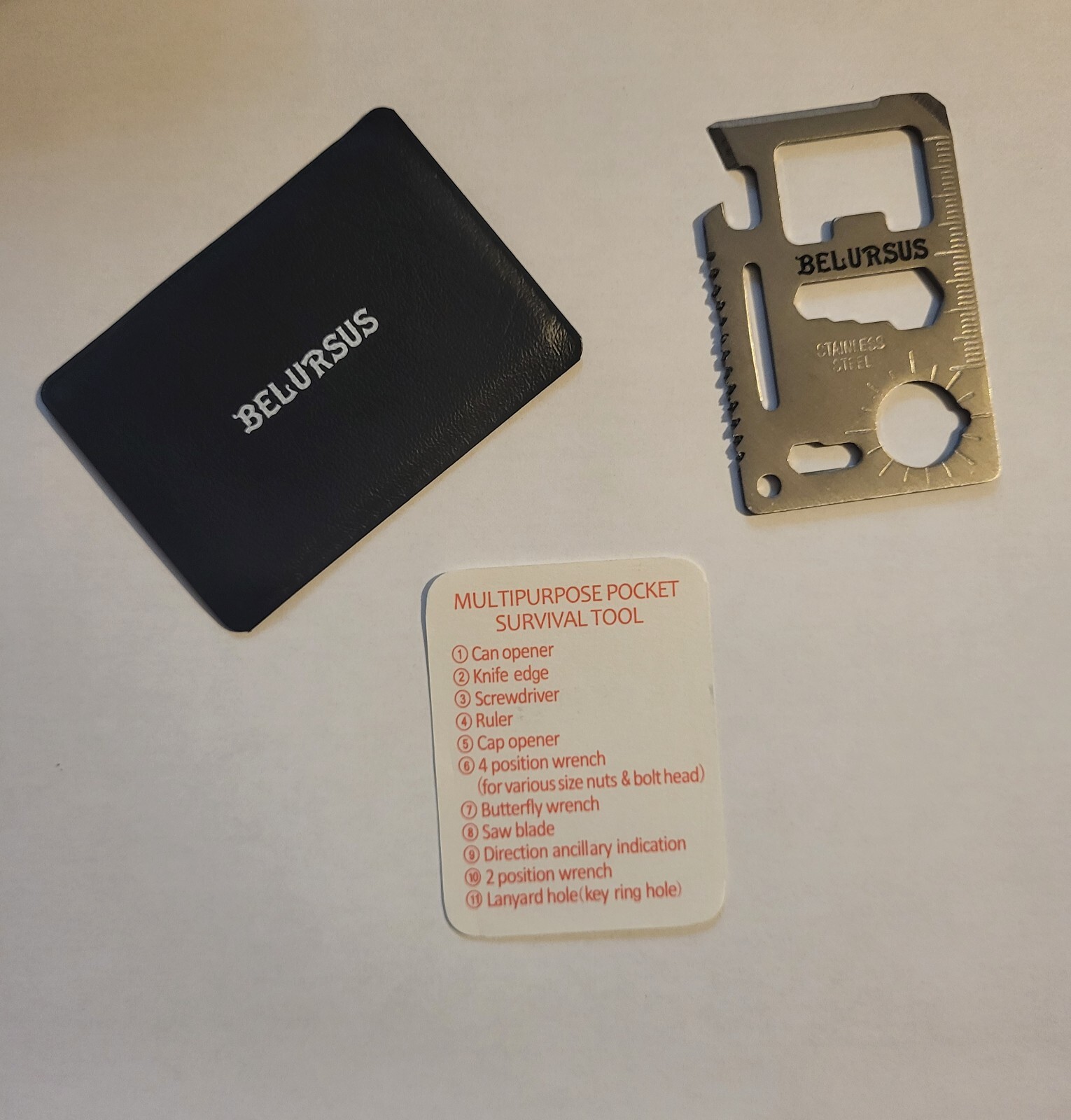 Multipurpose Pocket Survival Tool