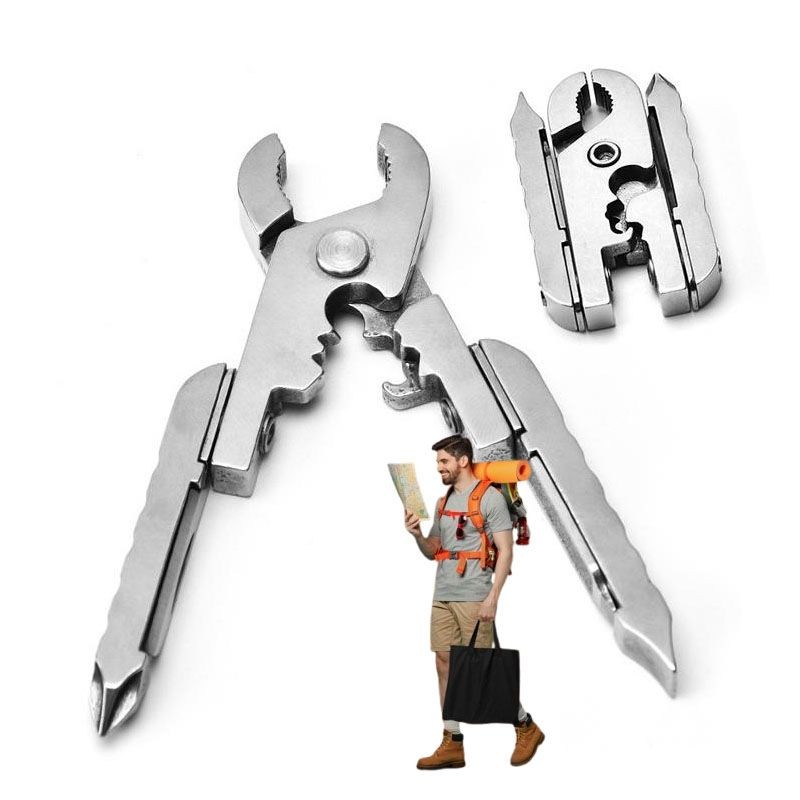 Versatile Multi-Tool Pliers with Screwdriver for Outdoor Adventures