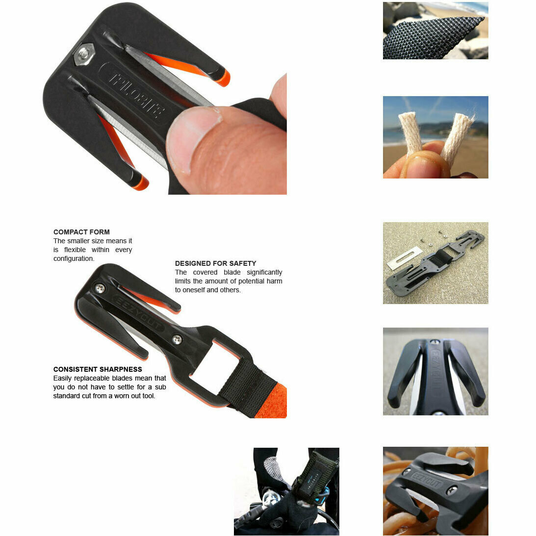EEZYCUT Emergency Rescue Knife