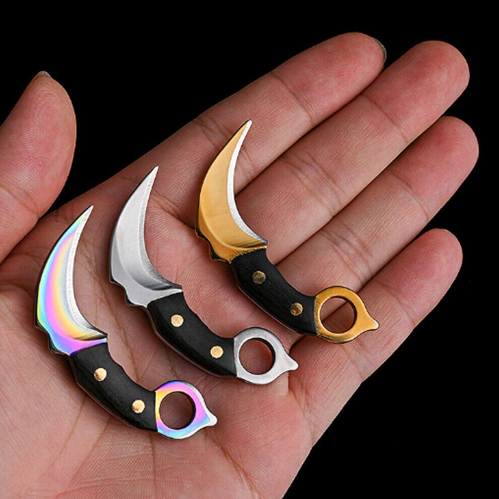Outdoor Mini Folding Knife Keyring Pocket Sheath Keychain Men Gift Key Tools