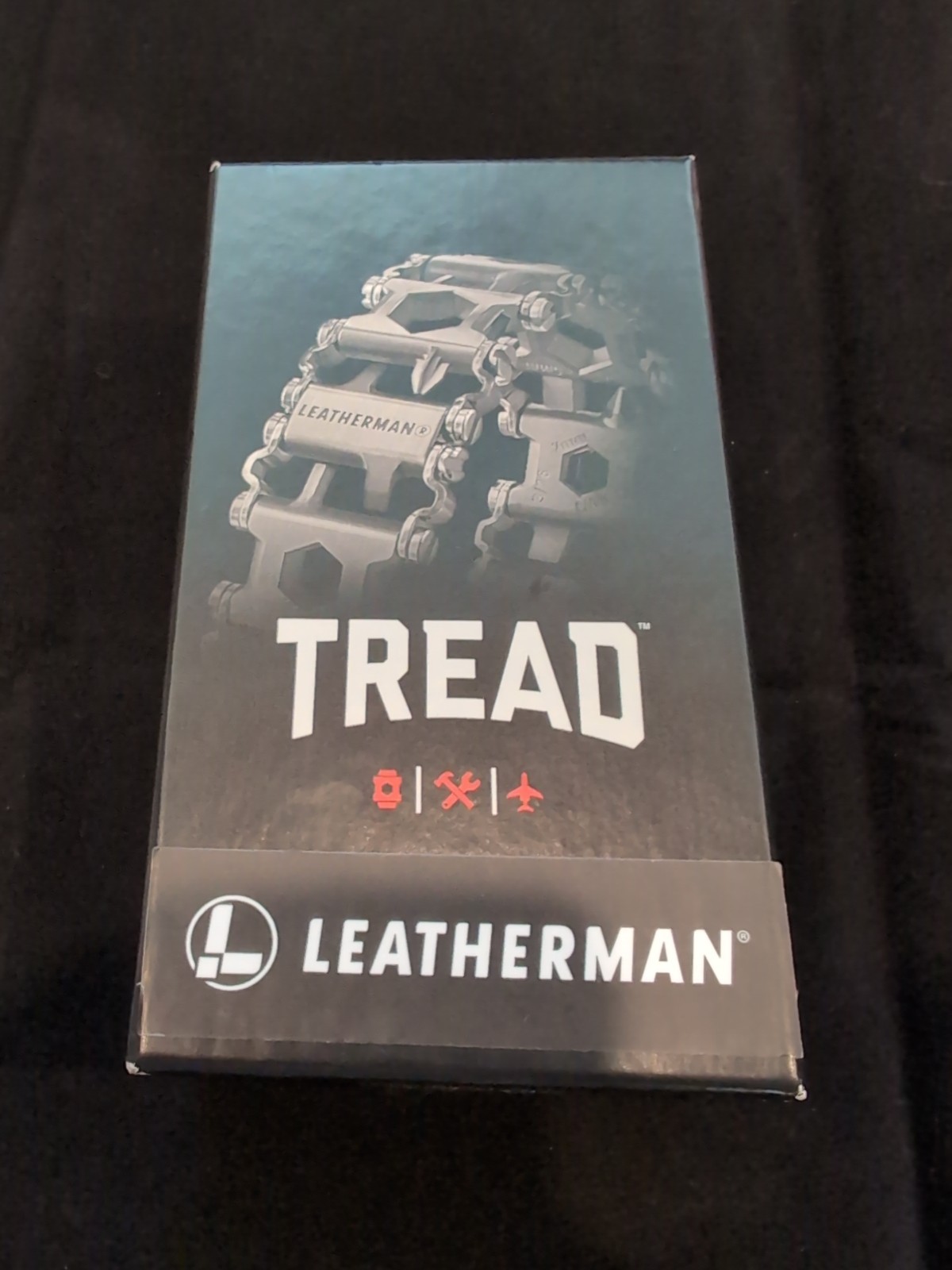 GENUINE LEATHERMAN TREAD BRACELET SILVER STAINLESS STEEL MULTI TOOL NIB
