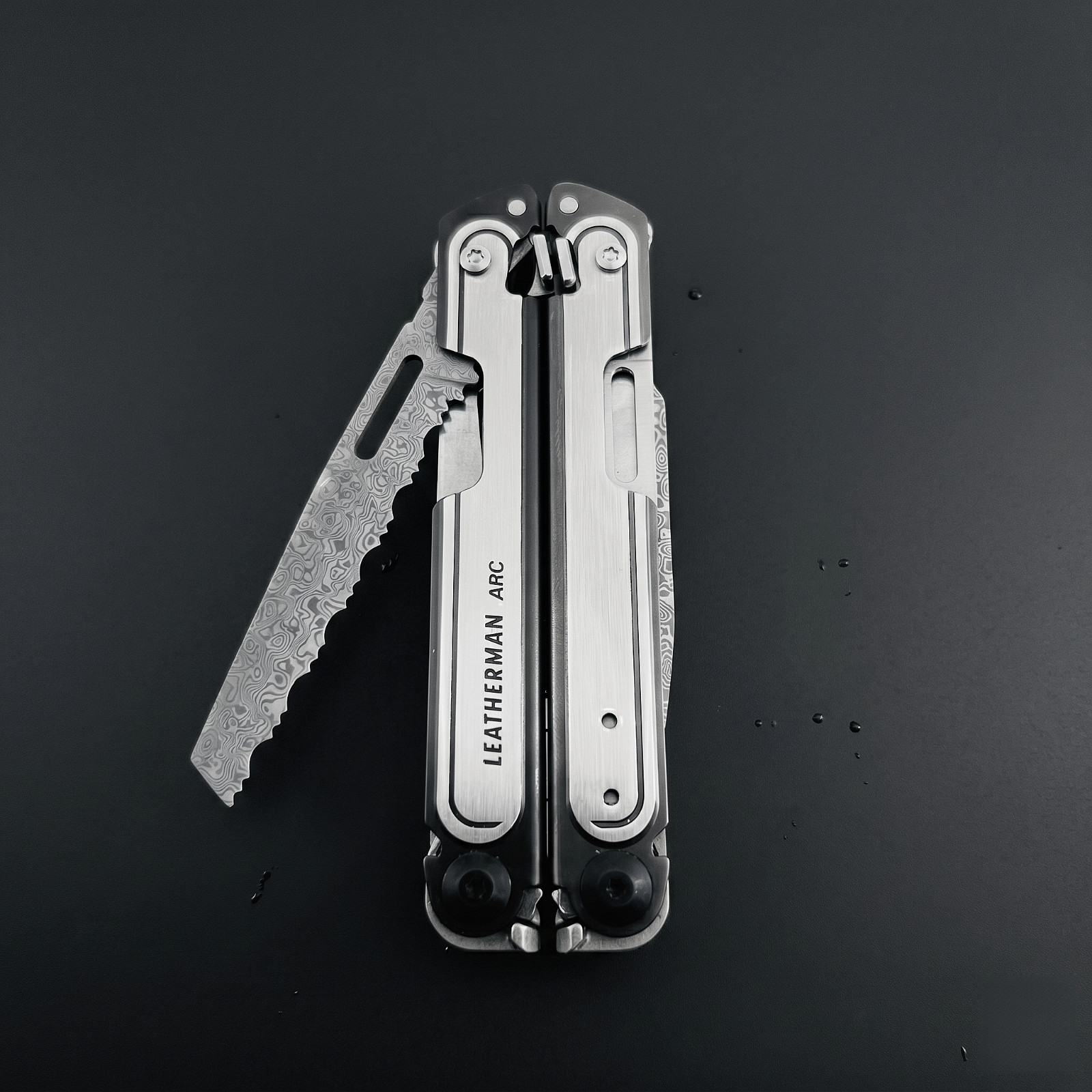 VG10 Damascus Replacement Blade for Leatherman FREE P2/P4/ARC – 60+ HRC