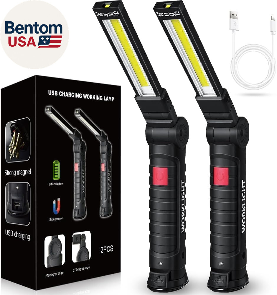 Tool Fathers Day Dad Gifts for Men Him Husband, LED Rechargeable Work Light for