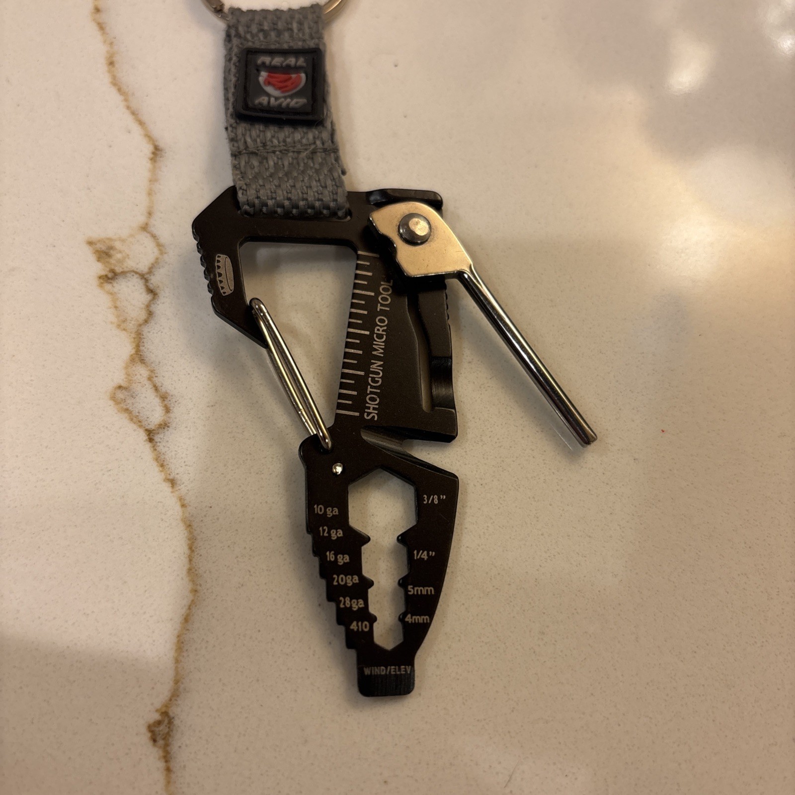 Real Avid Shotgun Micro Tool 17-in-1 Keychain Multi-Tool Choke Wrench – NIB