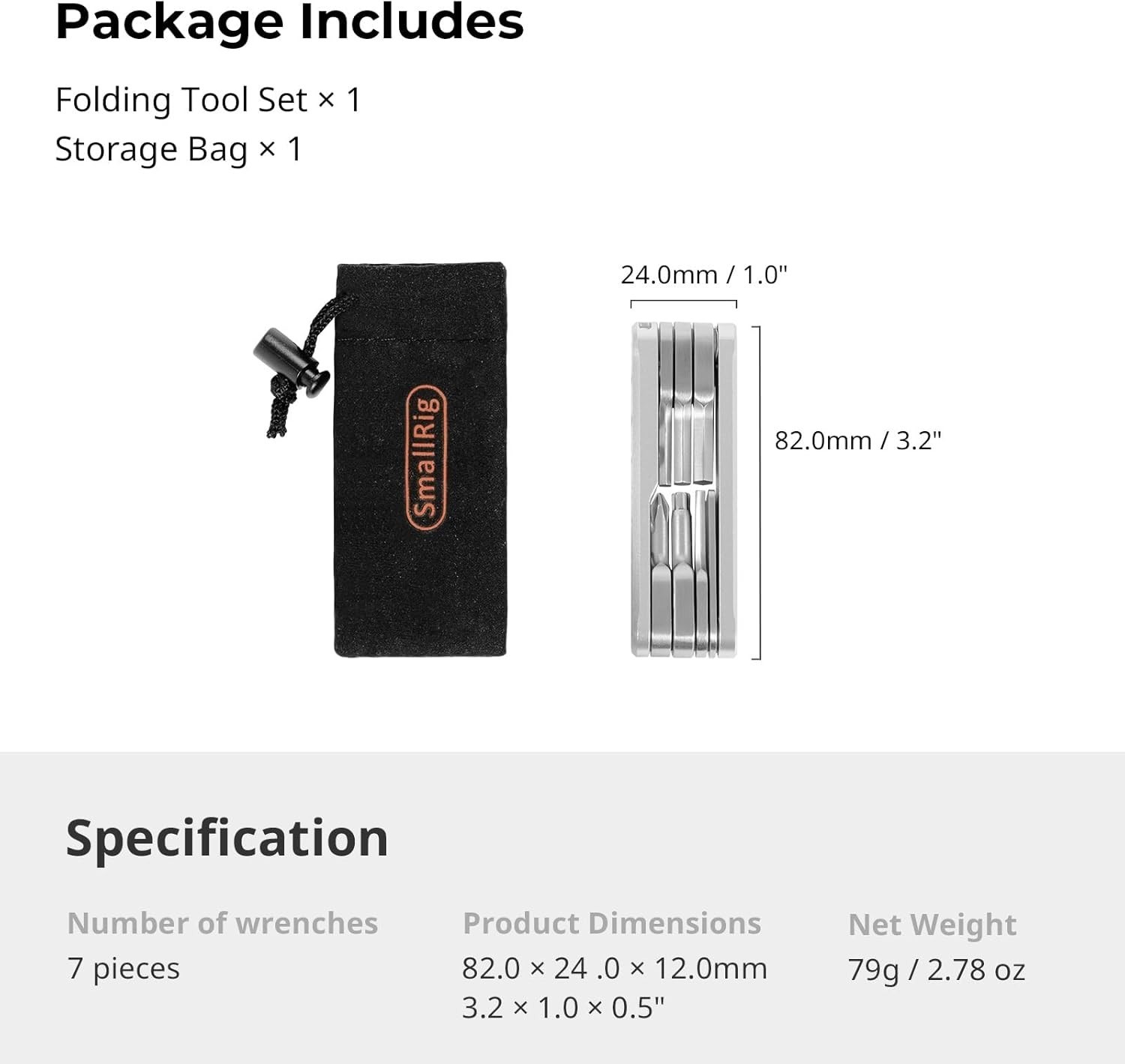 Folding Tool Set with Screwdrivers and Hex Key Wrenches, Seven Functional Too…