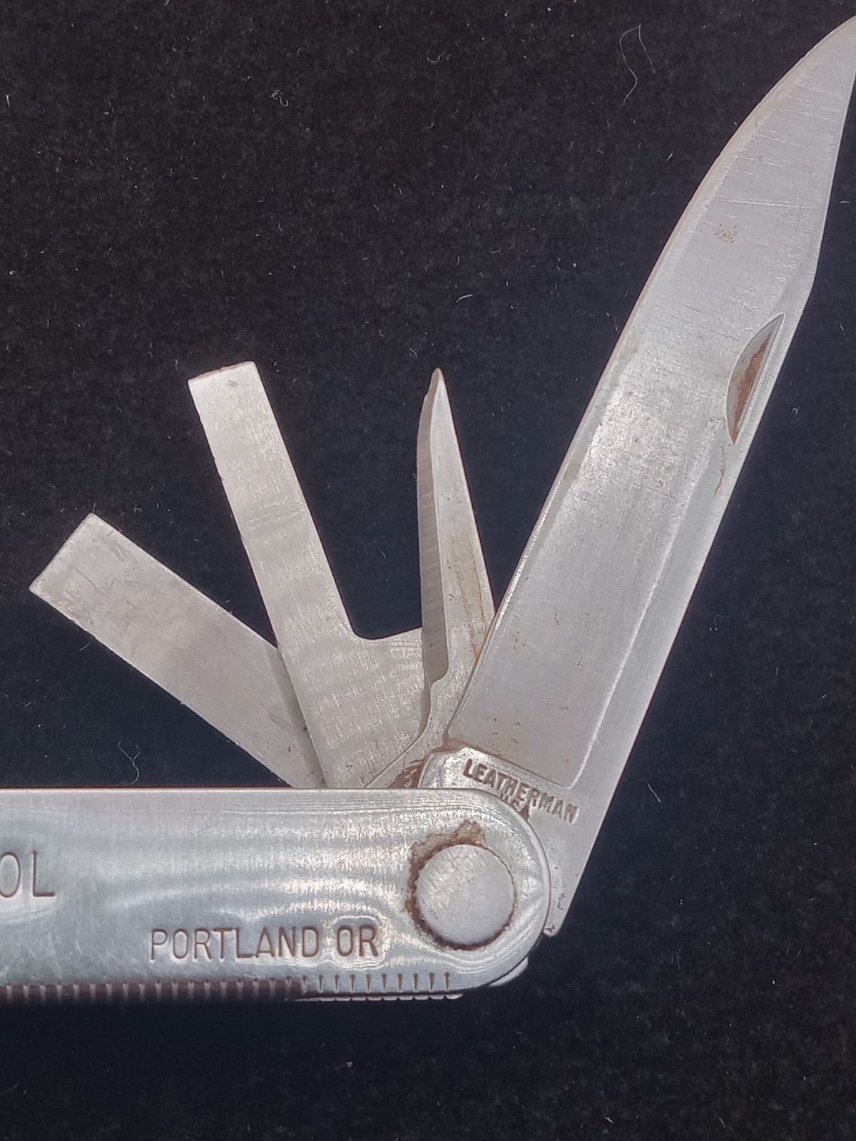 Vintage Leatherman PST Multi Tool W/ Leather Sheath June 1993 Date Code