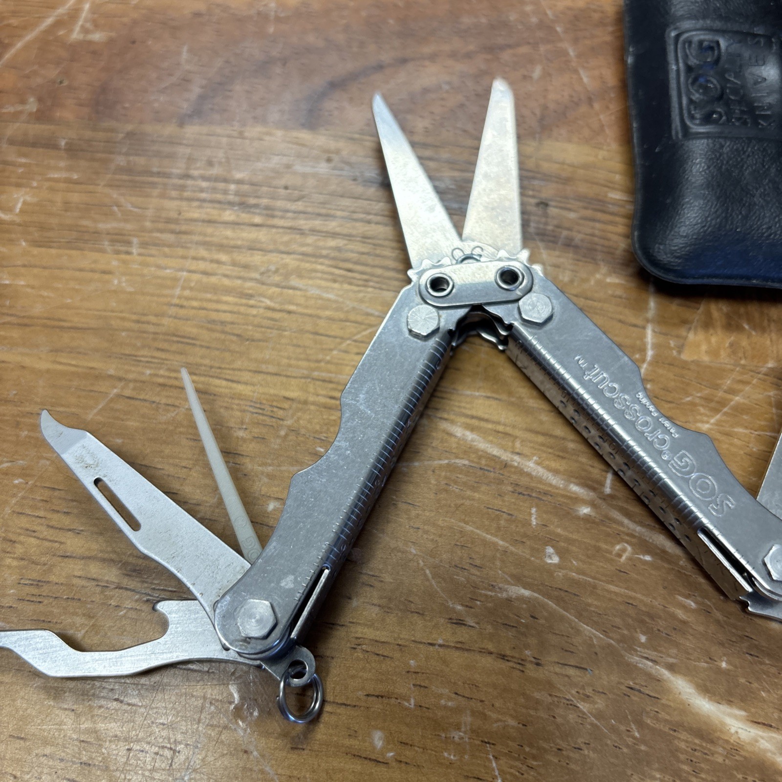 SOG Crosscut Multitool Knife With Slip Sheath