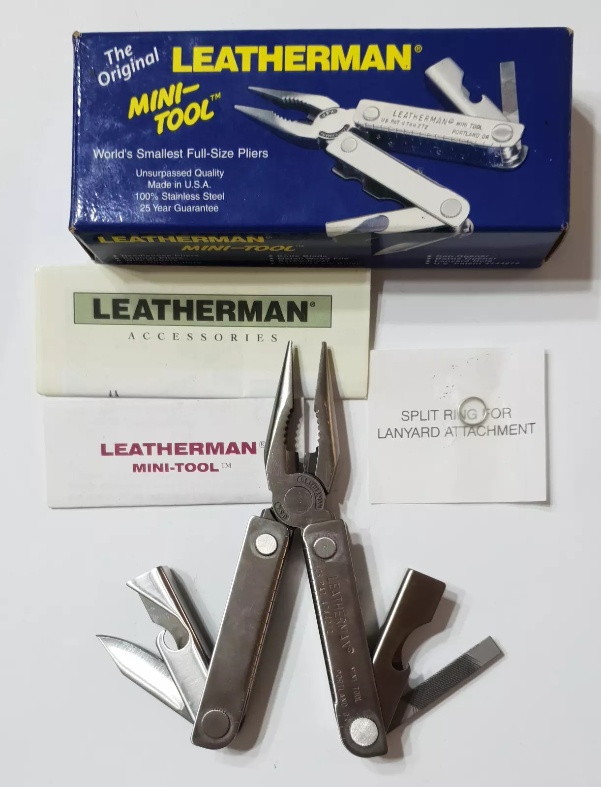 🔥🔥🔥 Leatherman Mini Tool 1998 New In Box Very Rare Retired Collectable