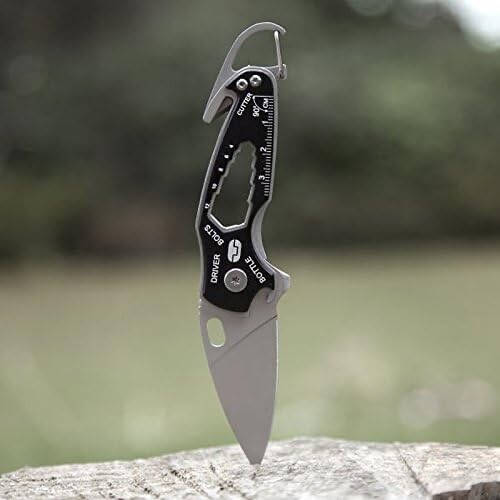 True Utility Smart Pocket Knife 11-in-1 Multi Tool With Weatherproof Case Clip