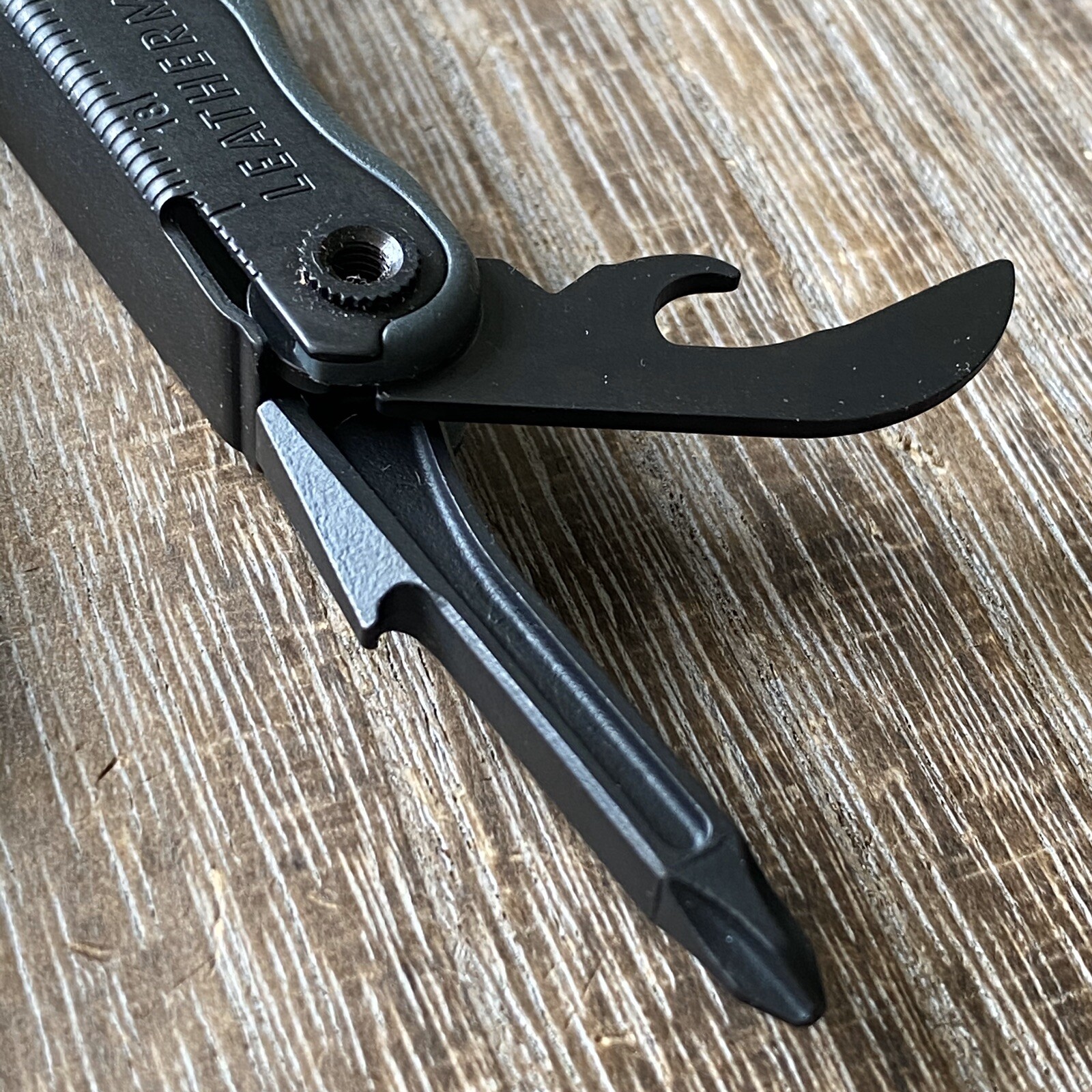 Vintage Leatherman KICK Black CC/Cap Crimper. MOLLE sheath
