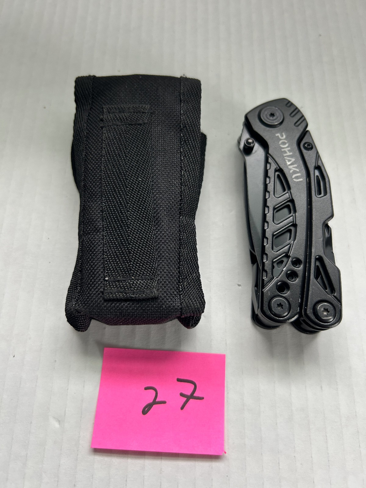 Pohaku Multi Tool with belt holder